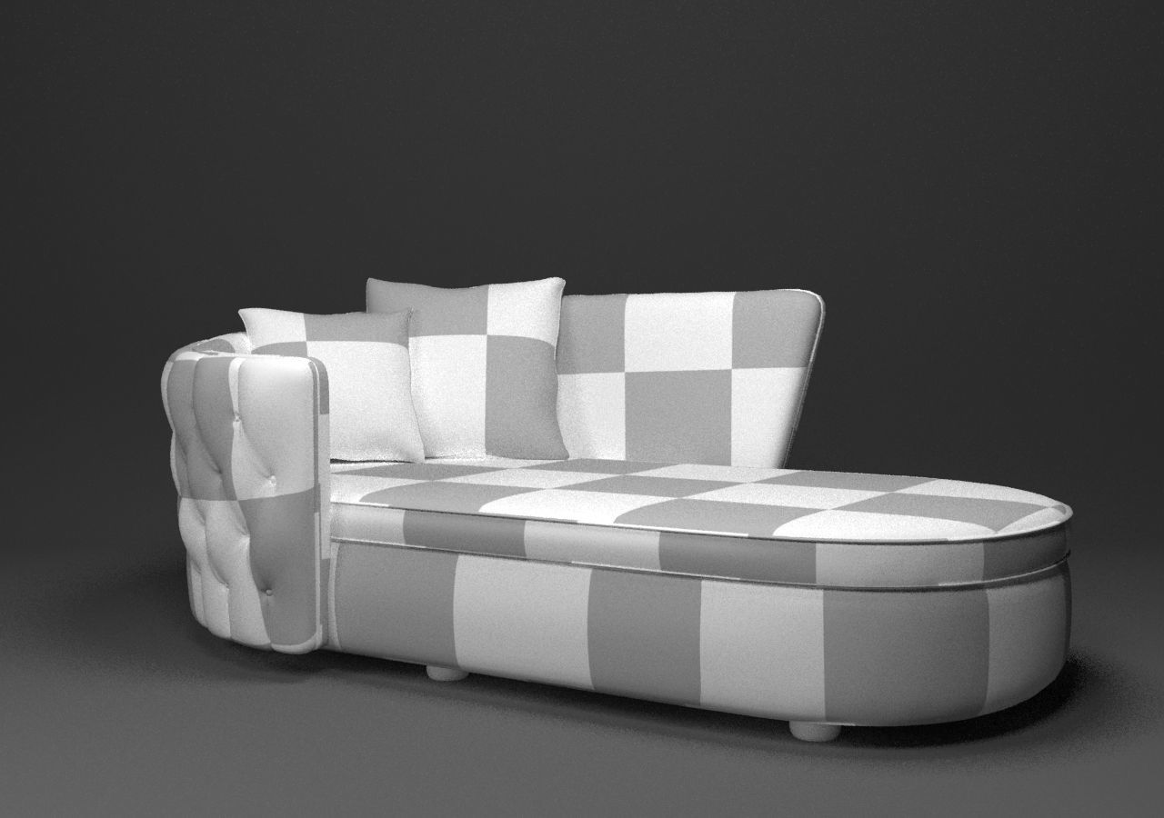 Otantic Design Sofa Low-poly 3D model_5