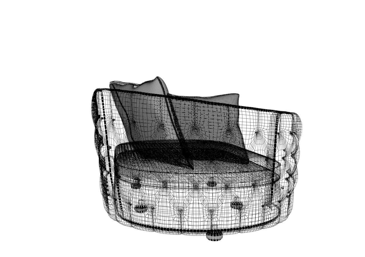 Otantic Design Sofa Low-poly 3D model_27