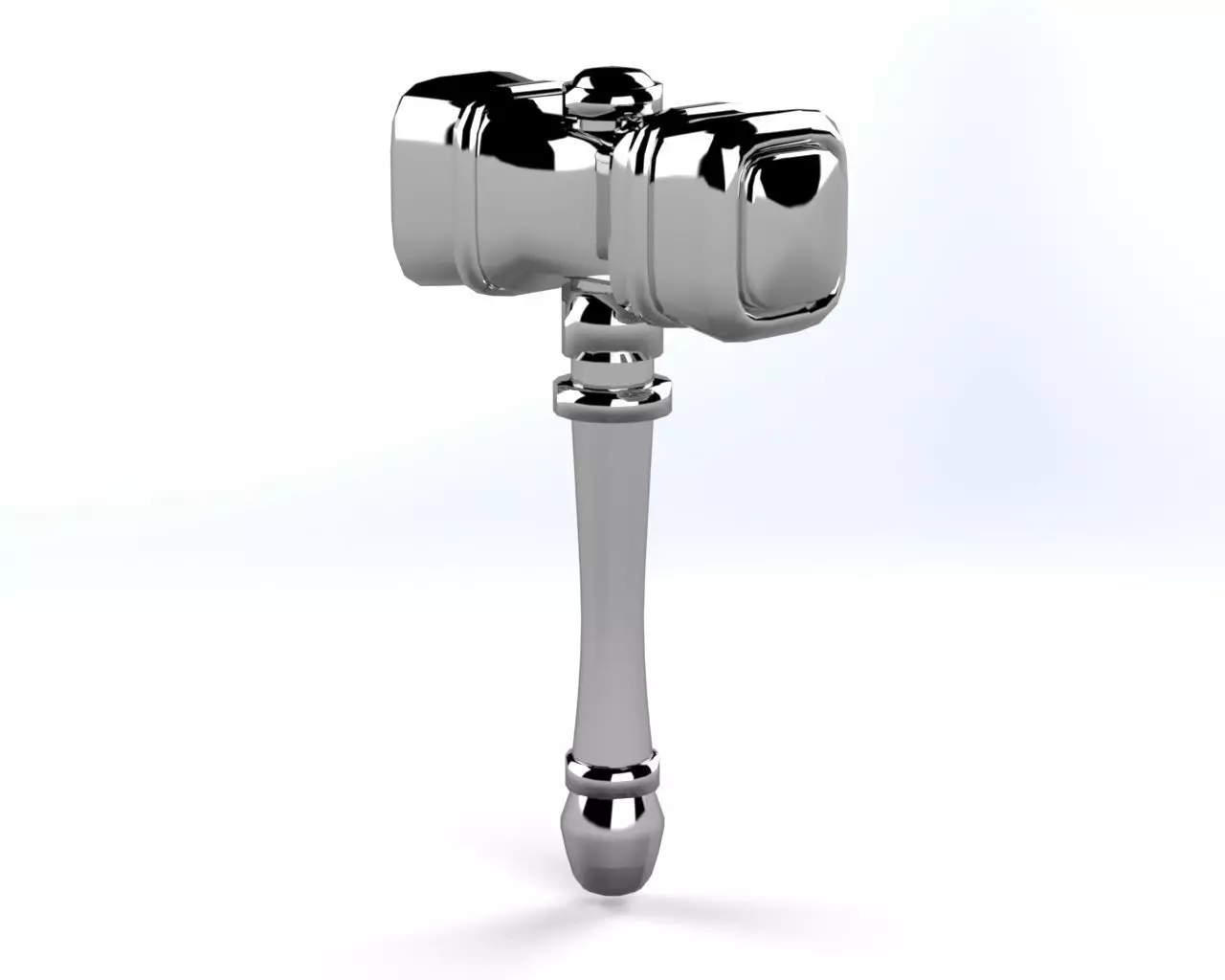Classic hammer Free 3D model