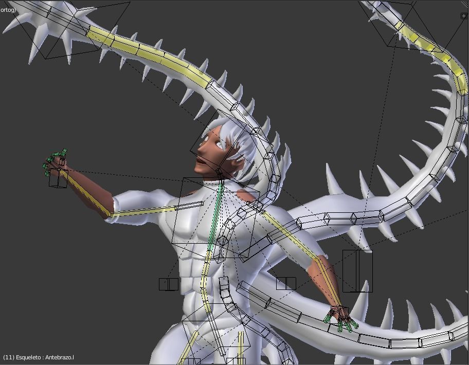 Zent -Ghoul Low-poly 3D model_2