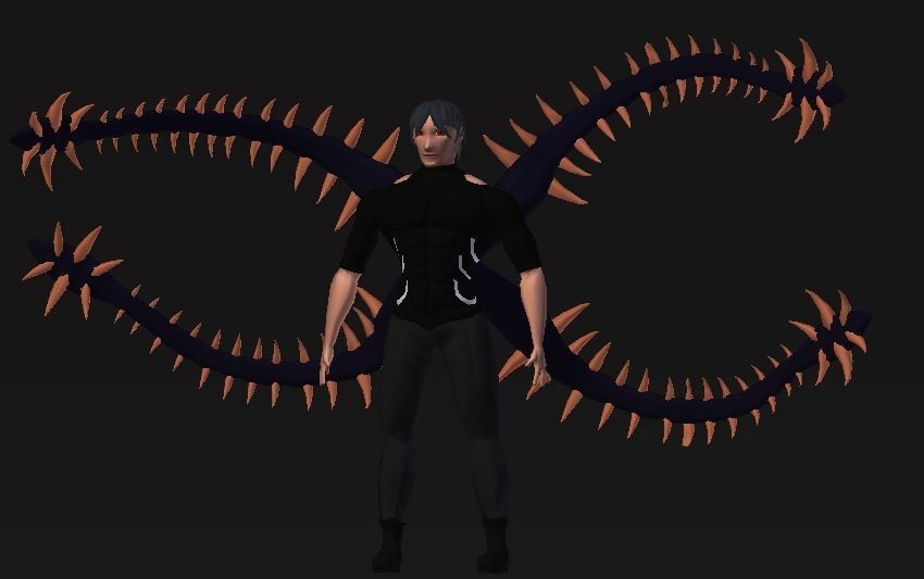 Zent -Ghoul Low-poly 3D model_5