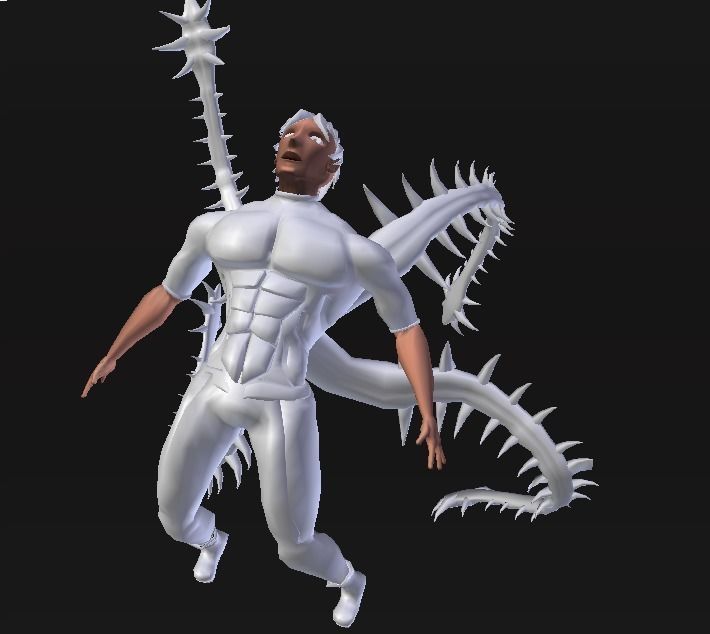 Zent -Ghoul Low-poly 3D model_1