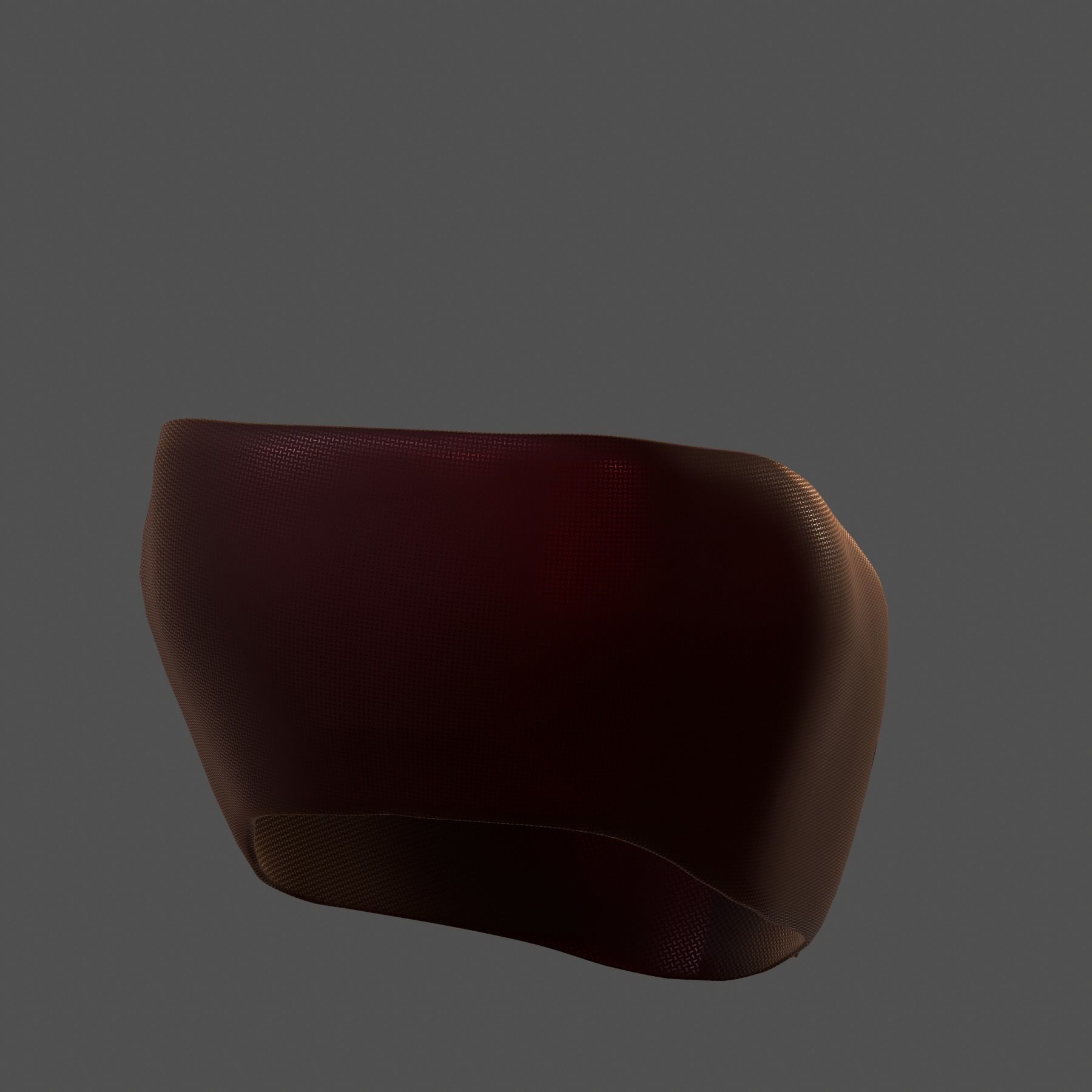 Gas mask helmet 3d model scifi Low-poly Low-poly 3D model_6