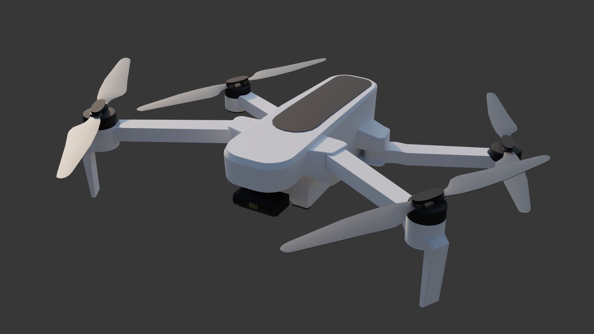 Drone - Hubsan Zino 3D model_4