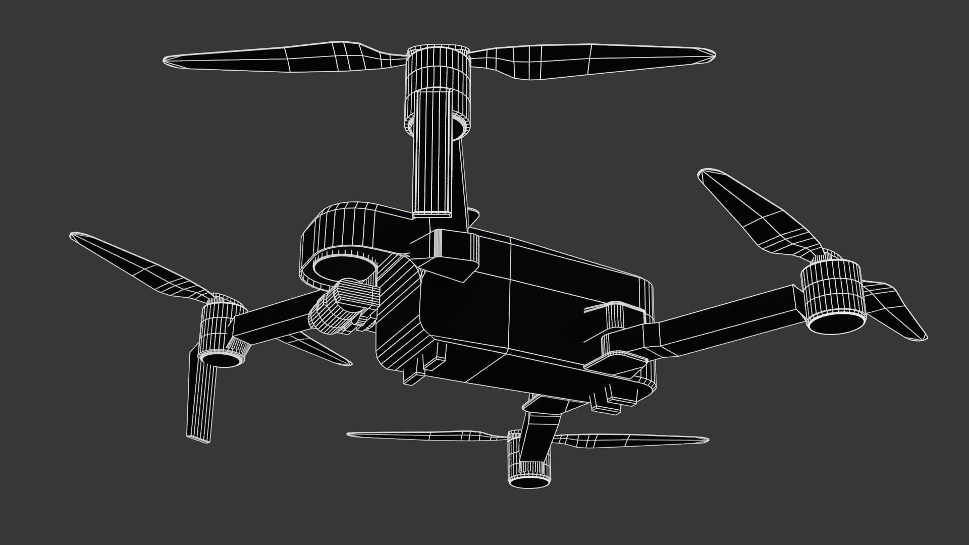 Drone - Hubsan Zino 3D model_5