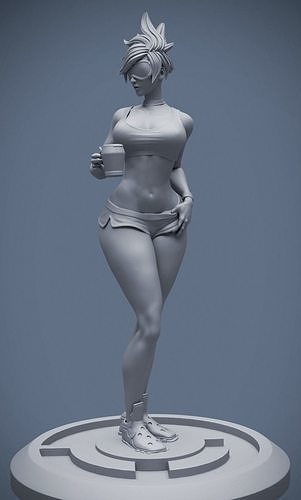 Tracer overwatch figurine  3D print model