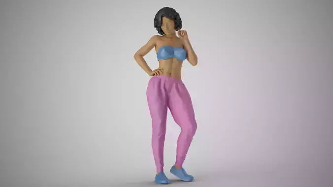 Forgetful Woman 3D print model