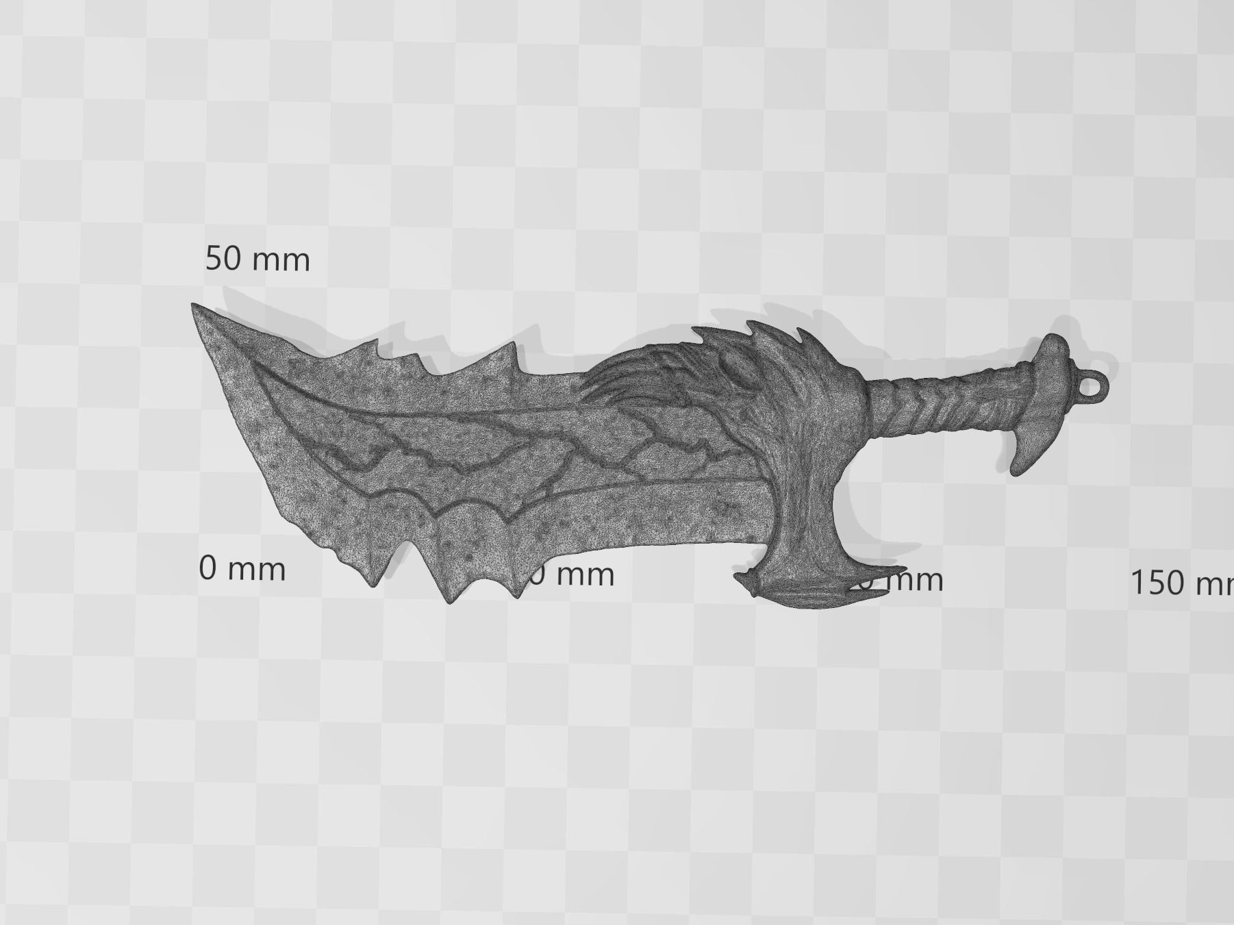 Blades of Chaos 3D model 3D printable CGTrader