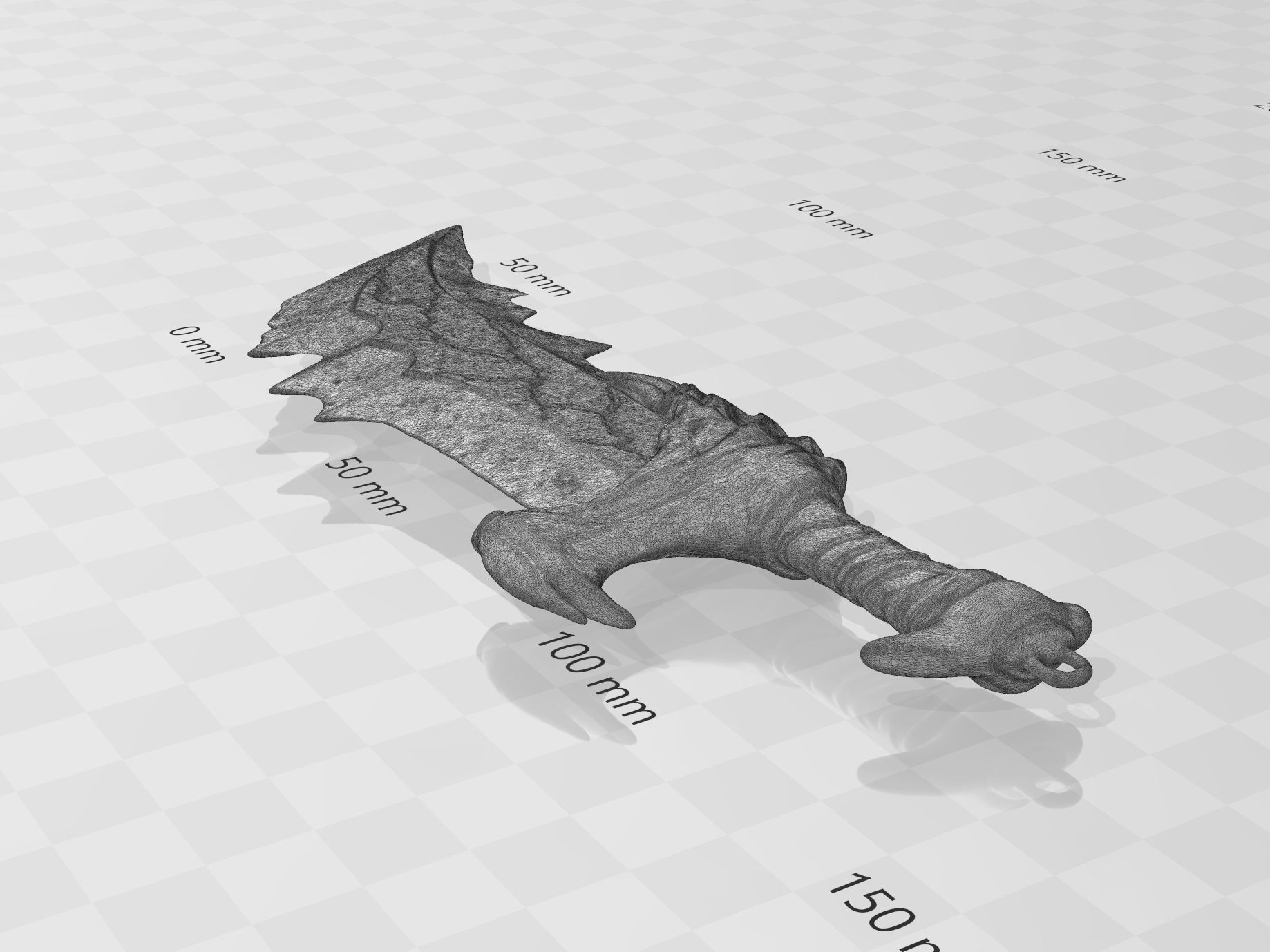 Blades of Chaos 3D print model_9