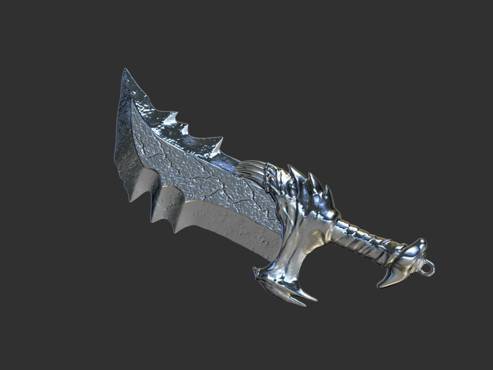 Blades of Chaos 3D model 3D printable CGTrader