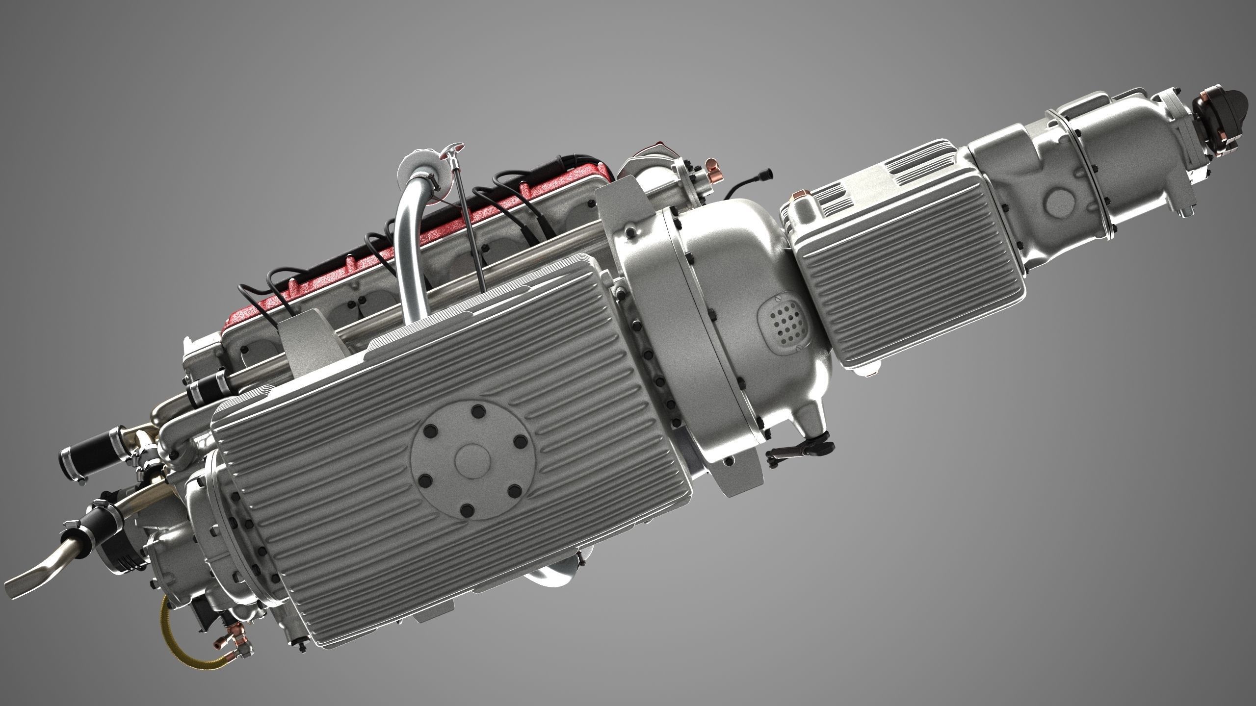 Ferrari 250 TR Engine - 3 liter - 1st version 3D model_14