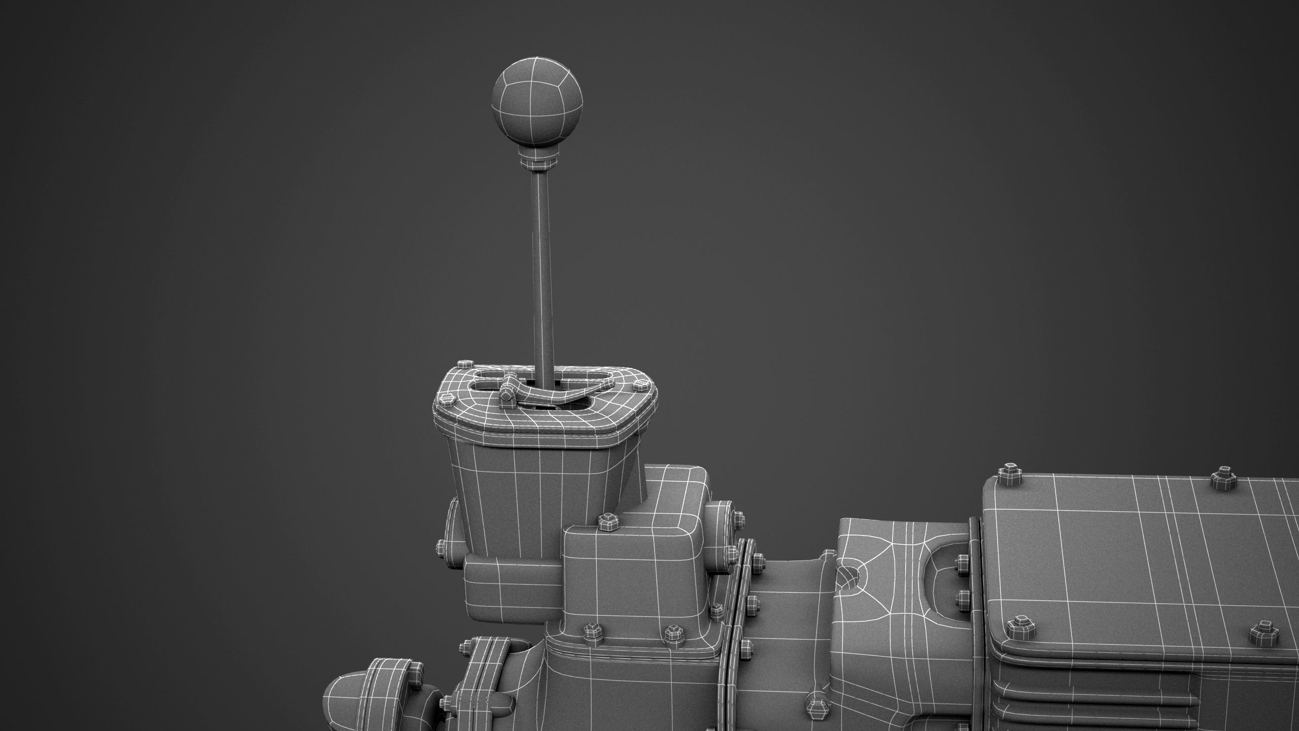 Ferrari 250 TR Engine - 3 liter - 1st version 3D model_42