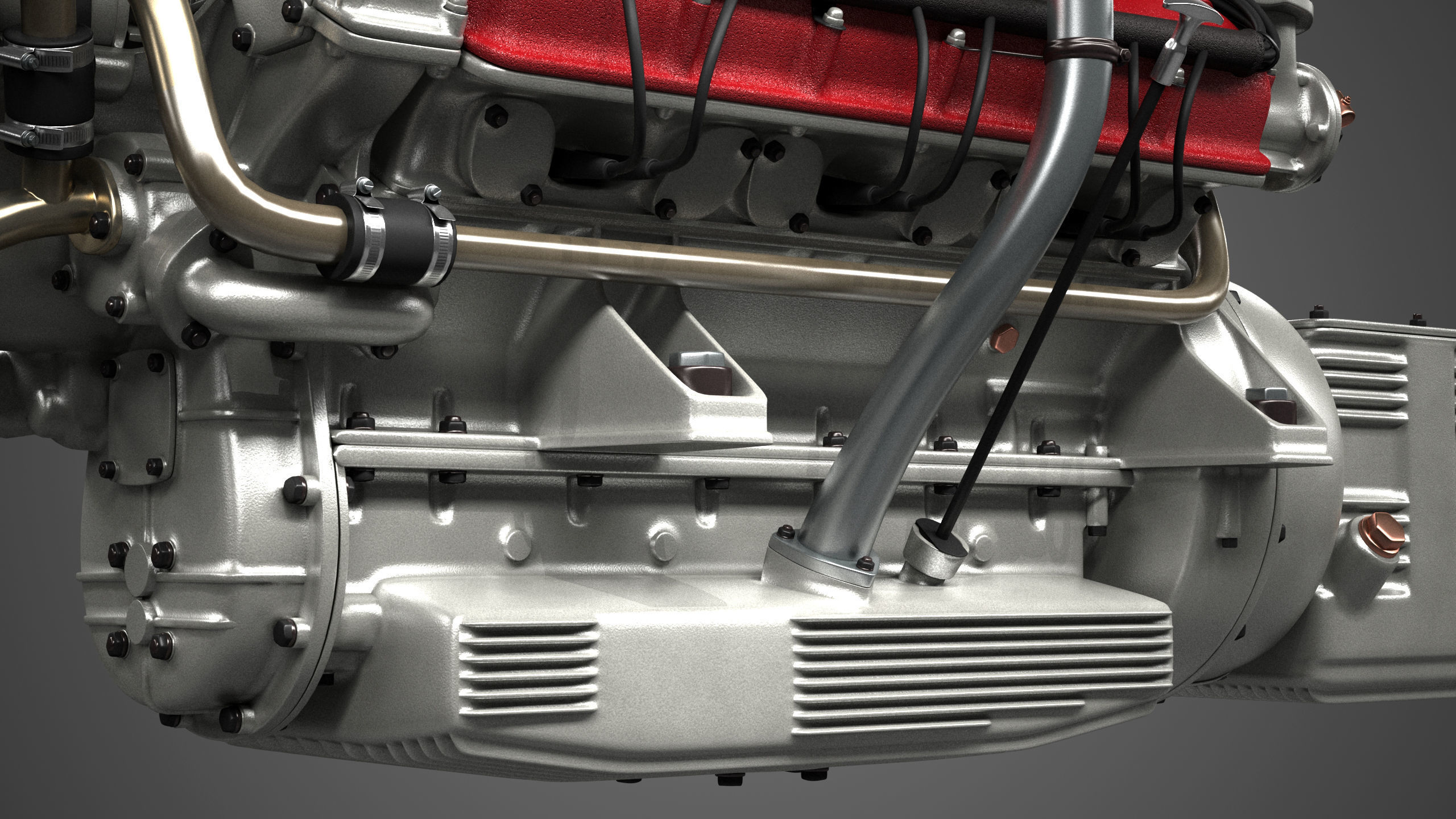 Ferrari 250 TR Engine - 3 liter - 1st version 3D model_38