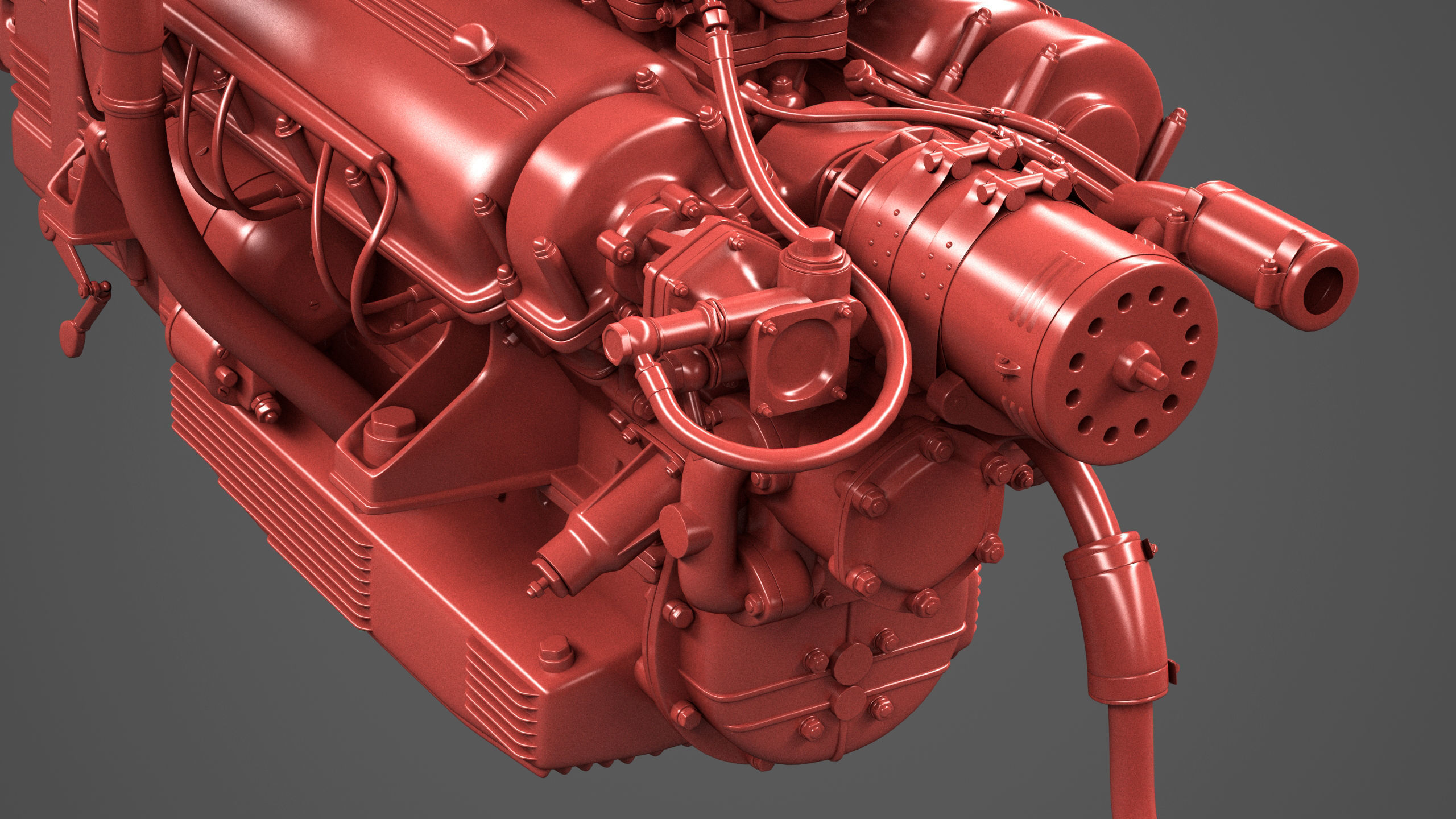 Ferrari 250 TR Engine - 3 liter - 1st version 3D model_19