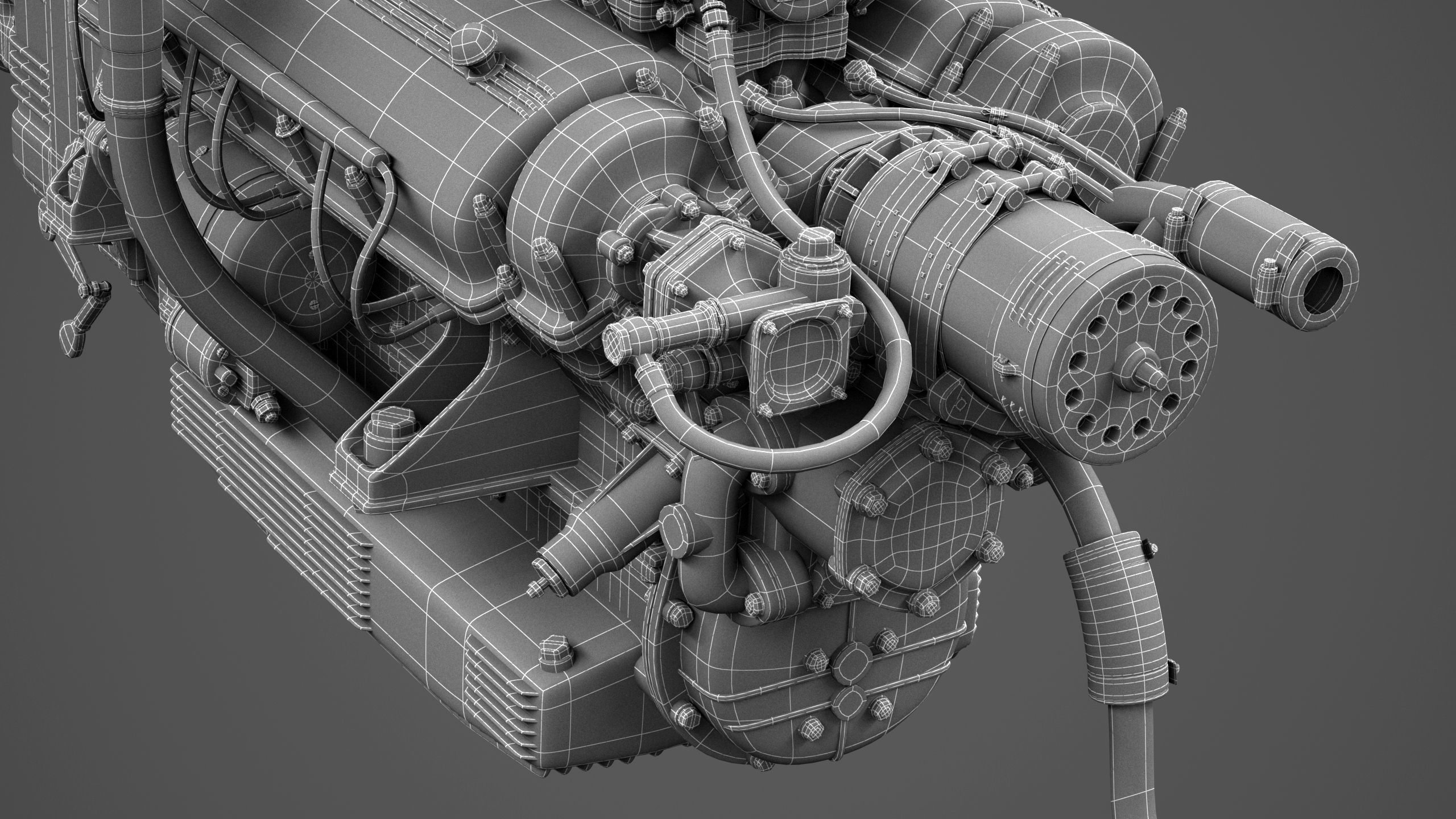 Ferrari 250 TR Engine - 3 liter - 1st version 3D model_18