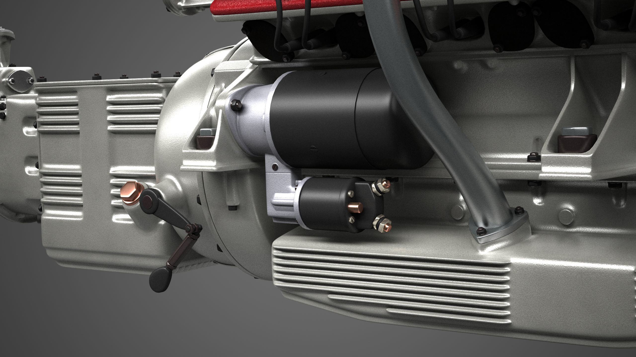 Ferrari 250 TR Engine - 3 liter - 1st version 3D model_35