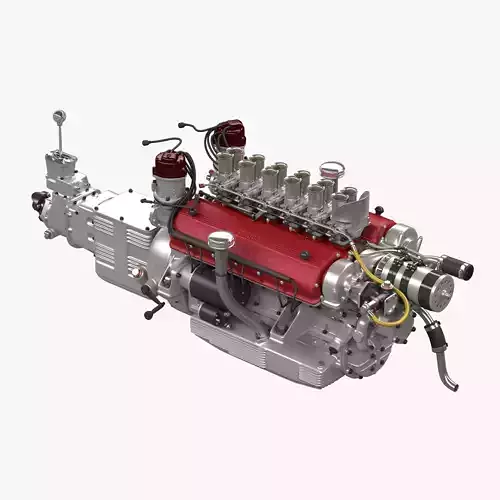 Ferrari 250 TR Engine - 3 liter - 1st version 3D model