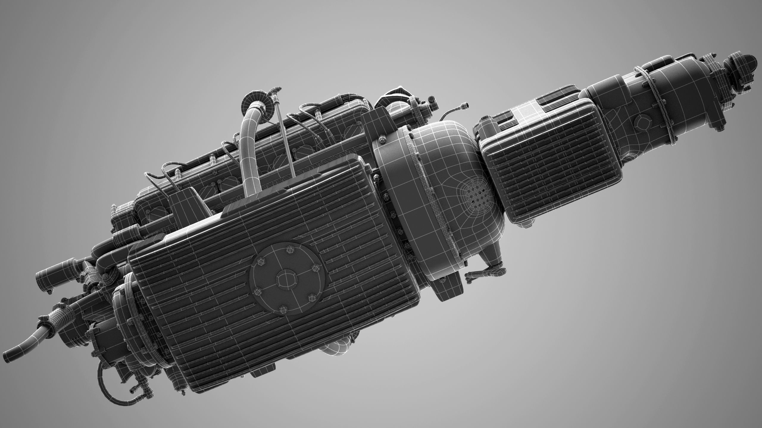 Ferrari 250 TR Engine - 3 liter - 1st version 3D model_15