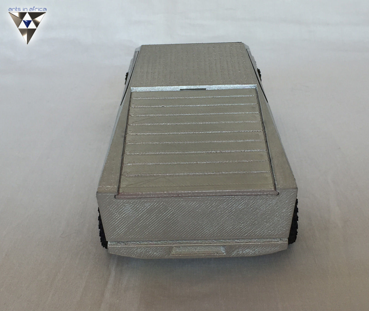 CYBERTRUCK silver toy car Free 3D print model_7