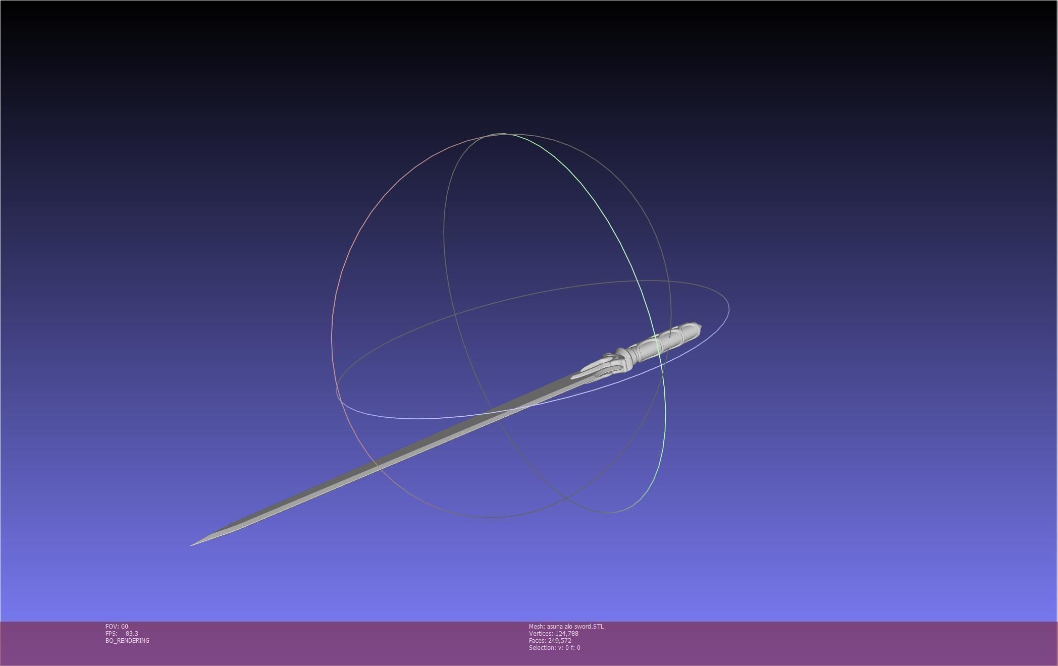 Sword Art Online Asuna ALO Sword Printable Assembly 3D print model_52