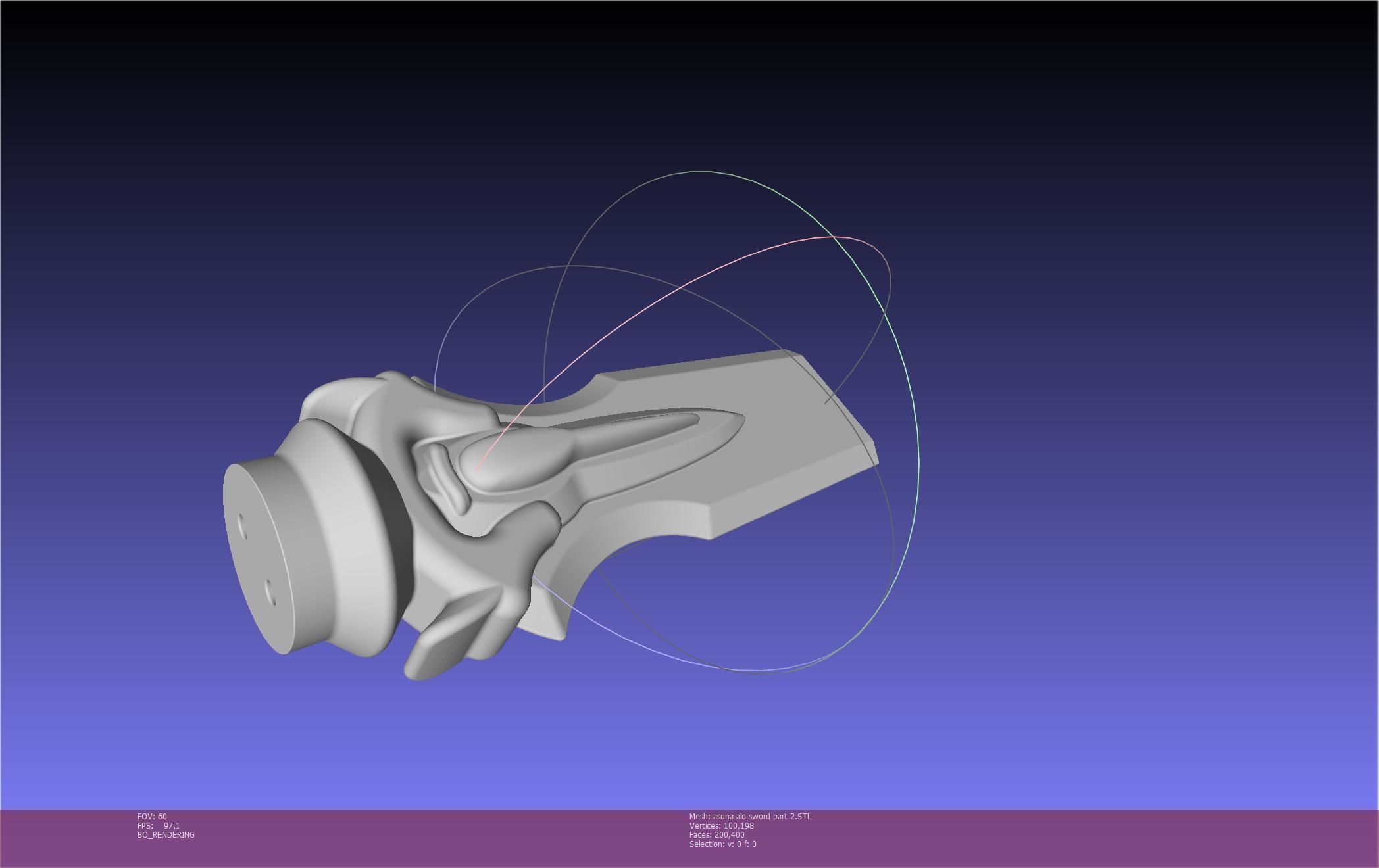 Sword Art Online Asuna ALO Sword Printable Assembly 3D print model_143