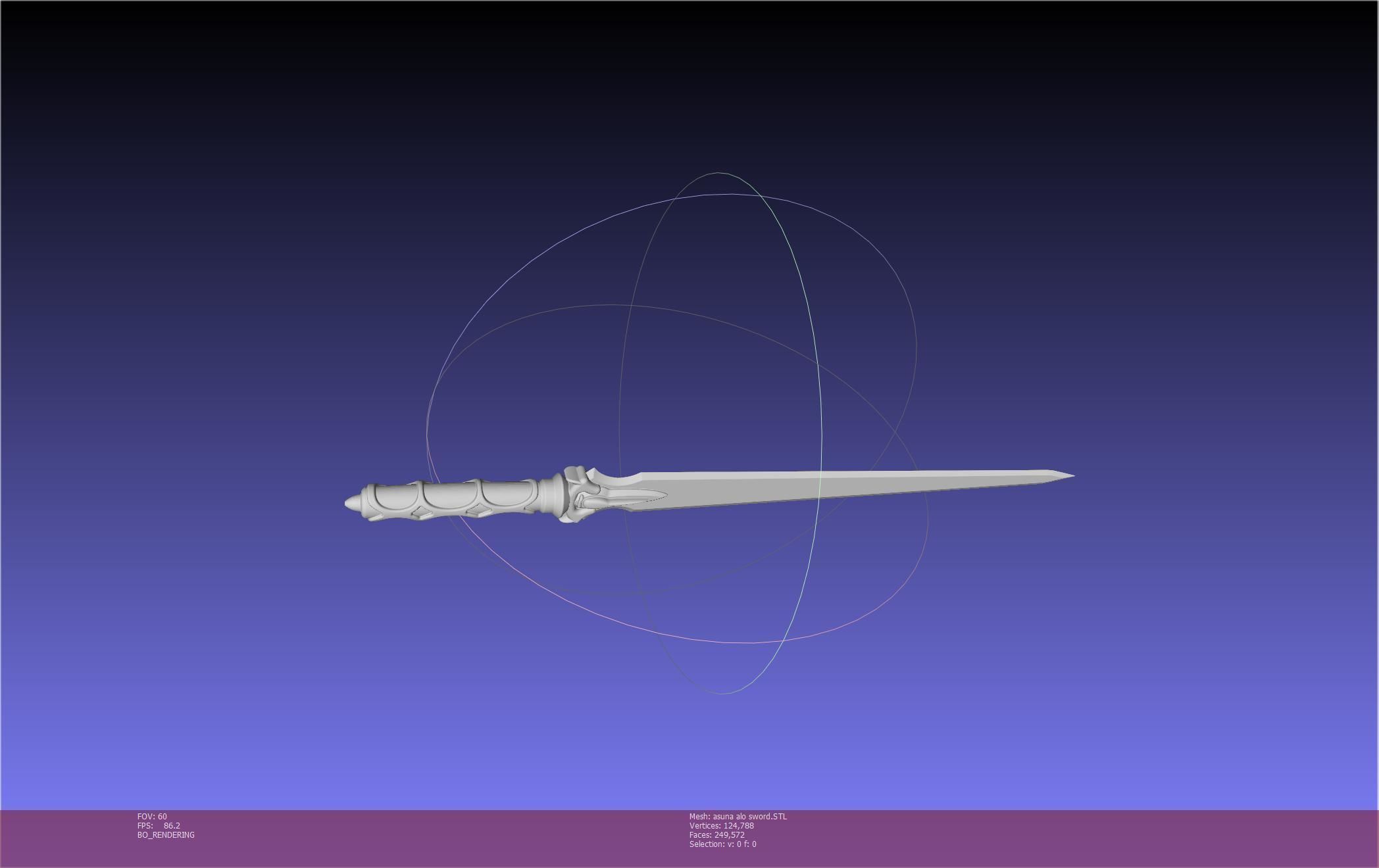 Sword Art Online Asuna ALO Sword Printable Assembly 3D print model_72