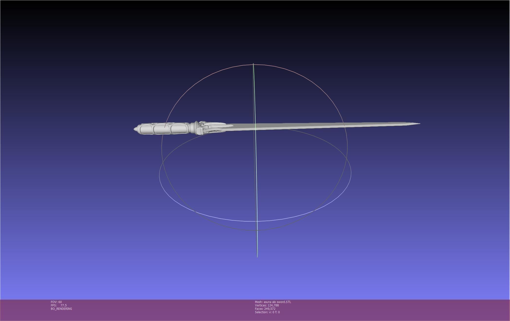 Sword Art Online Asuna ALO Sword Printable Assembly 3D print model_45