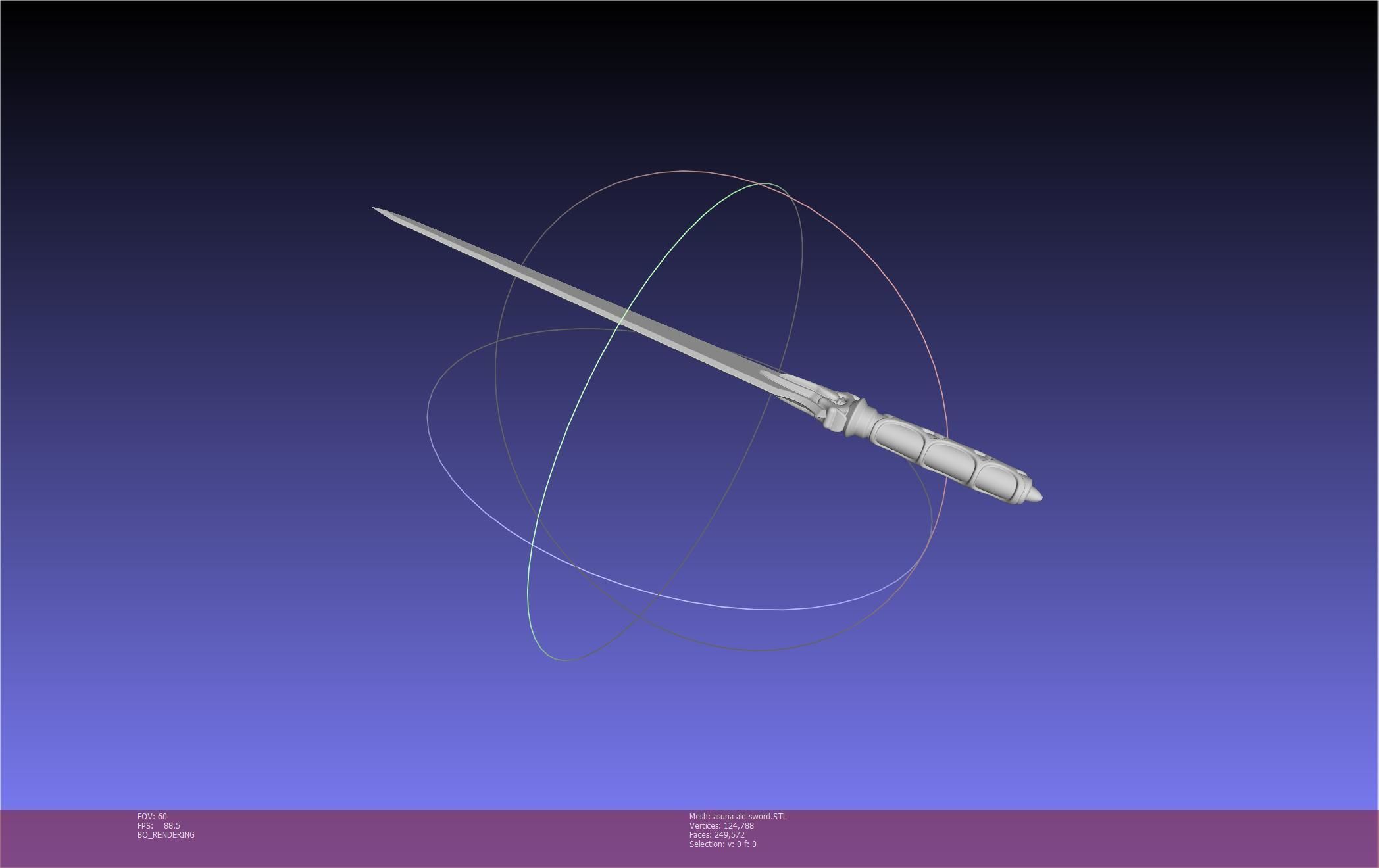 Sword Art Online Asuna ALO Sword Printable Assembly 3D print model_63