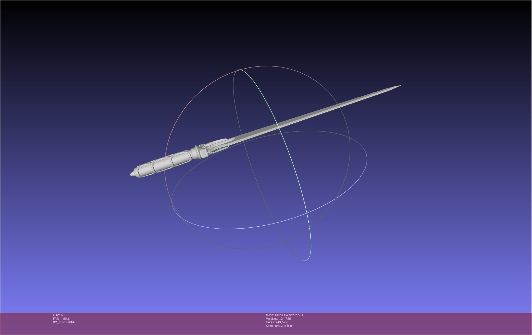 Sword Art Online Asuna ALO Sword Printable Assembly 3D print model_17