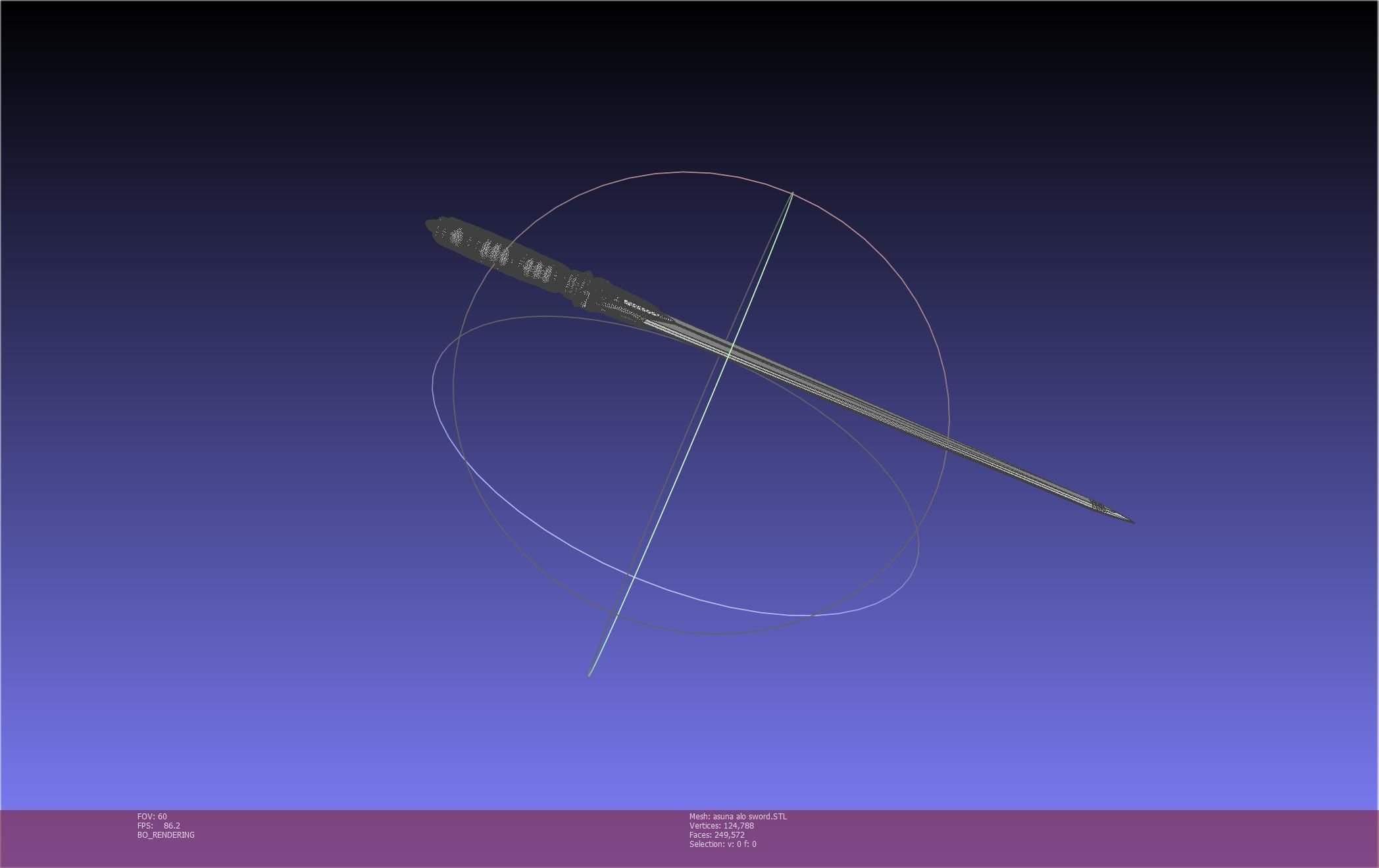 Sword Art Online Asuna ALO Sword Printable Assembly 3D print model_79