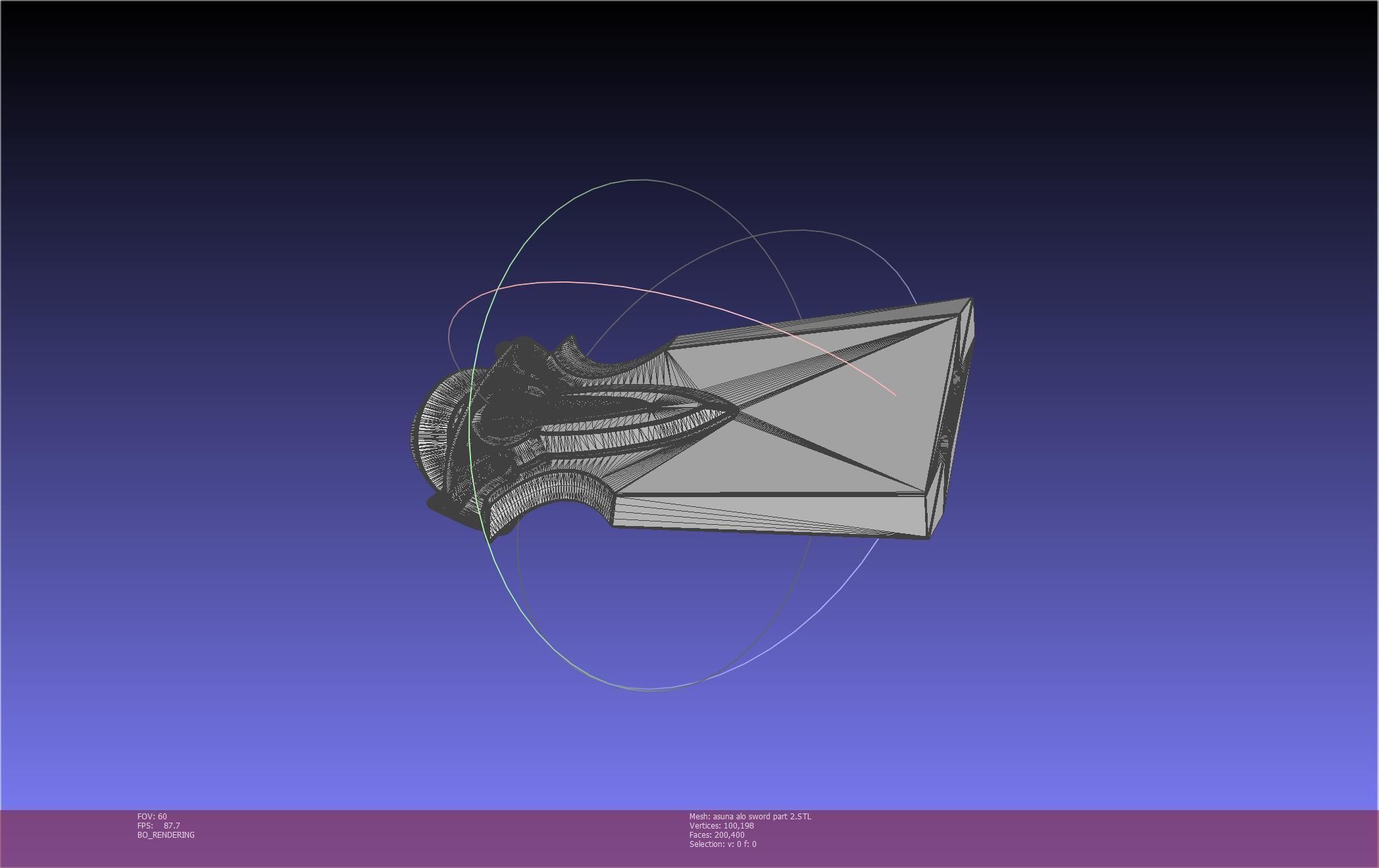 Sword Art Online Asuna ALO Sword Printable Assembly 3D print model_140