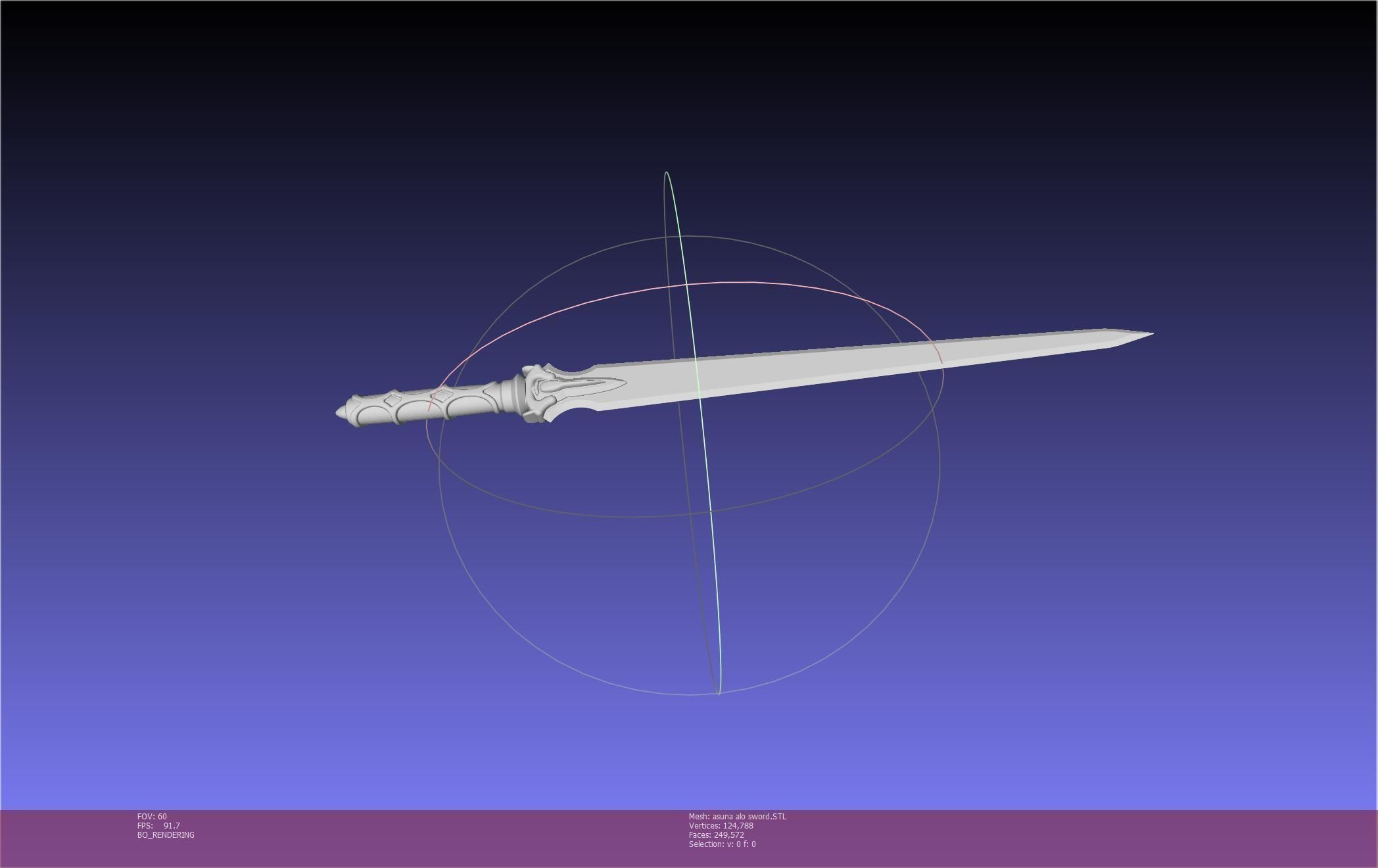 Sword Art Online Asuna ALO Sword Printable Assembly 3D print model_67