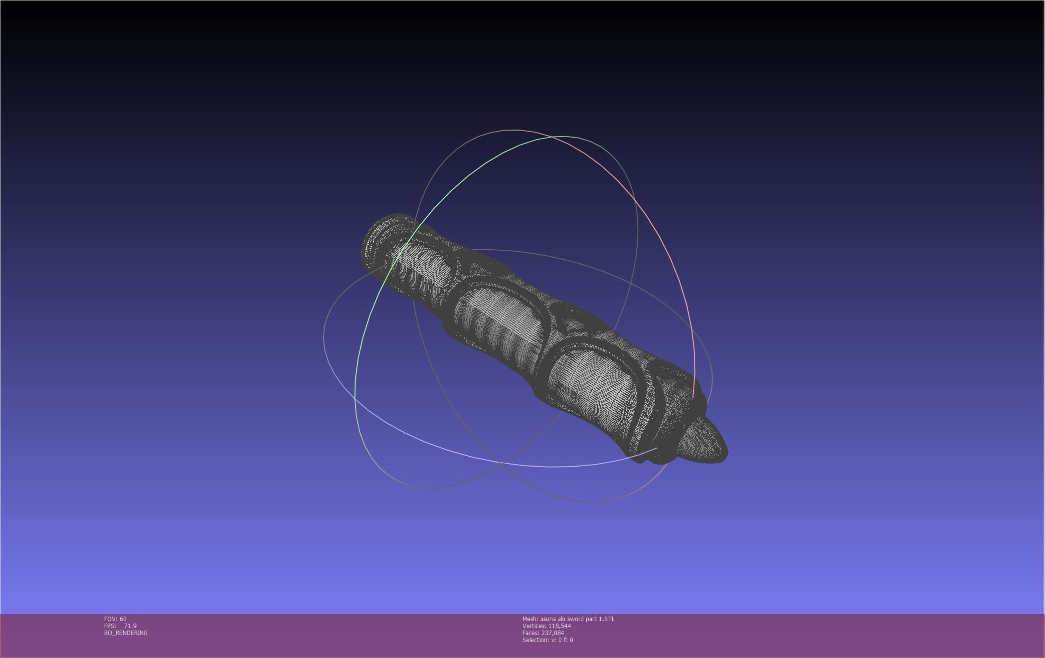 Sword Art Online Asuna ALO Sword Printable Assembly 3D print model_130