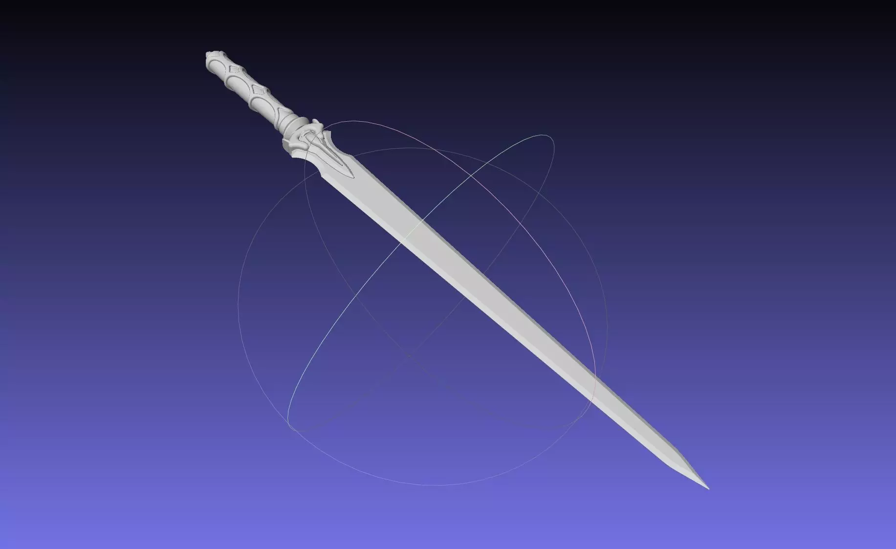 Sword Art Online Asuna ALO Sword Printable Assembly 3D print model_0