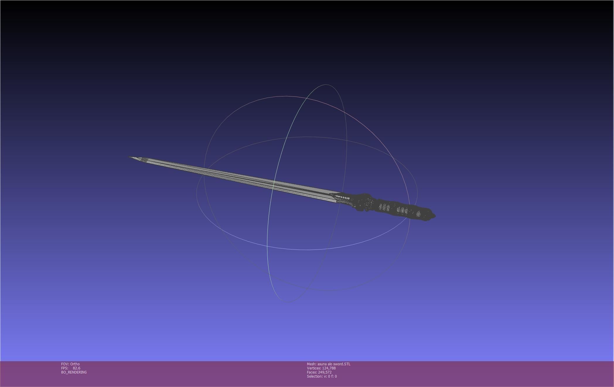 Sword Art Online Asuna ALO Sword Printable Assembly 3D print model_110