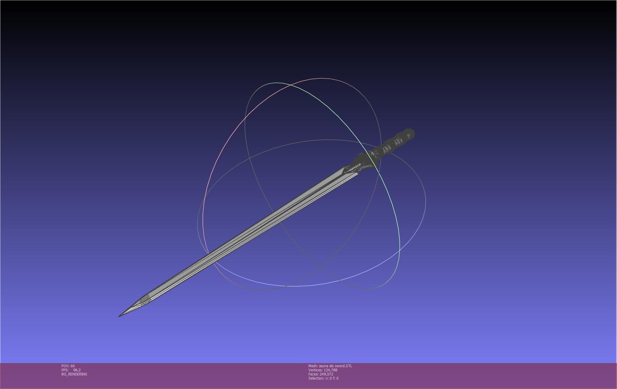 Sword Art Online Asuna ALO Sword Printable Assembly 3D print model_107