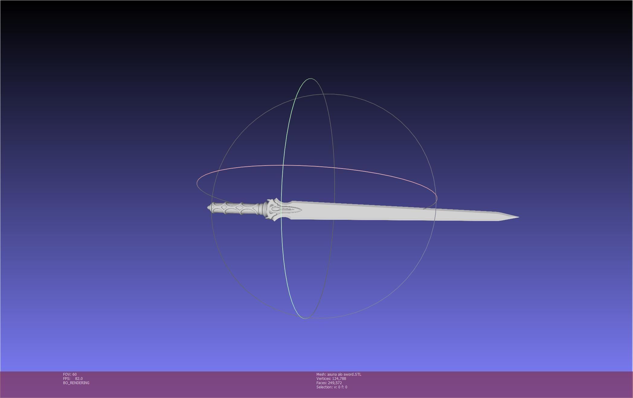 Sword Art Online Asuna ALO Sword Printable Assembly 3D print model_23