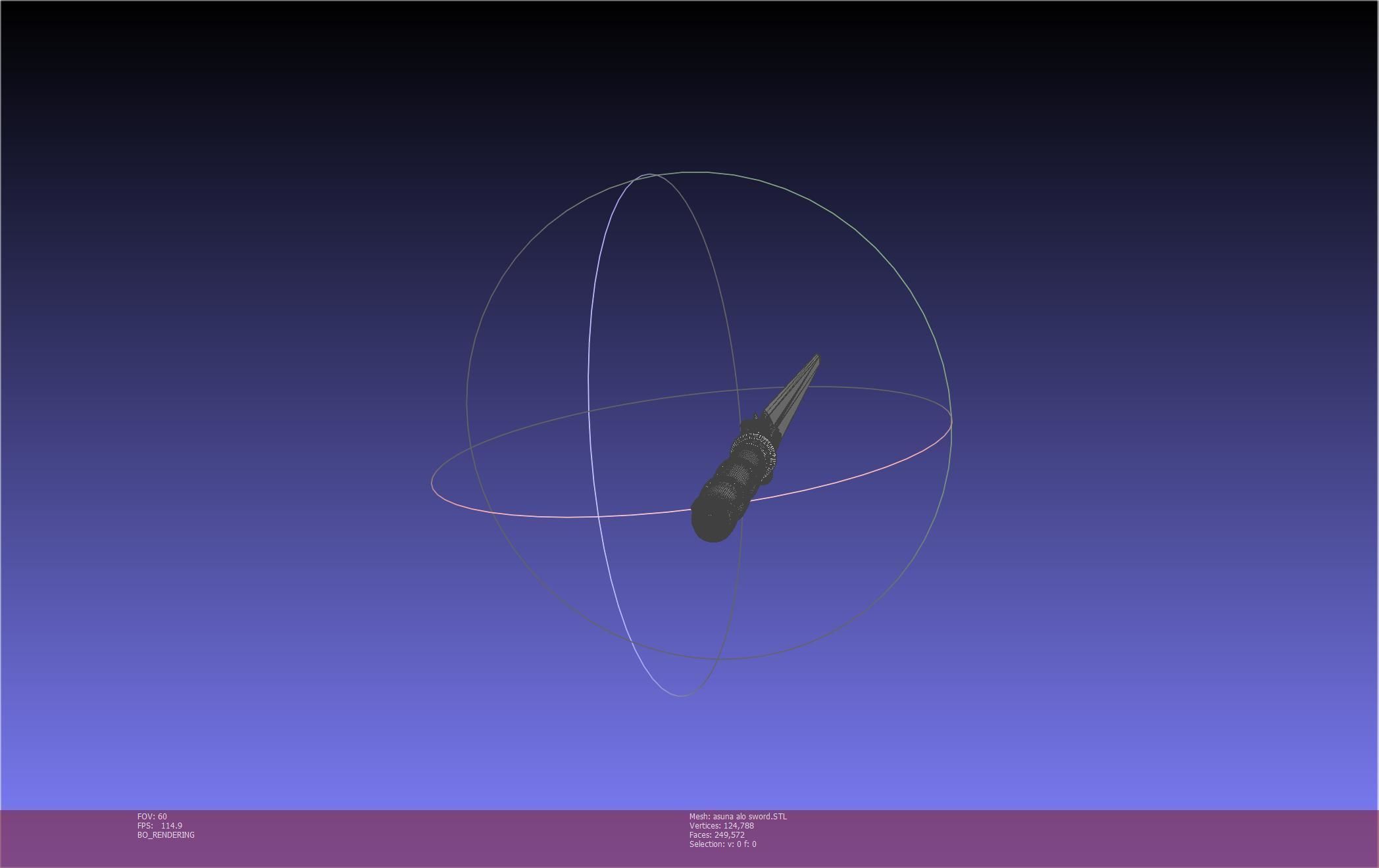 Sword Art Online Asuna ALO Sword Printable Assembly 3D print model_93