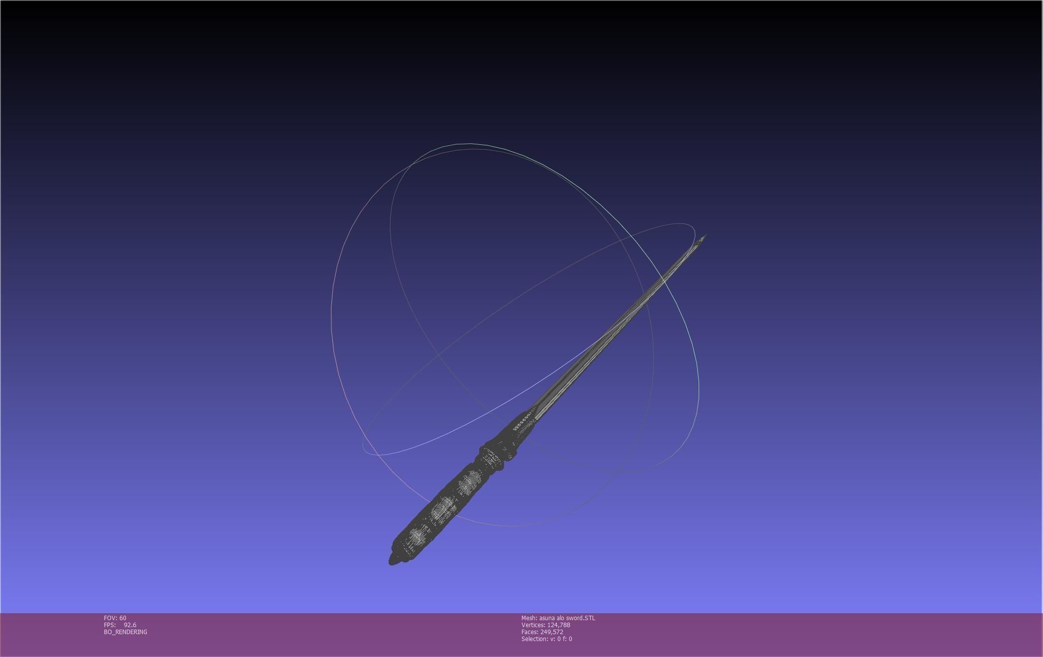 Sword Art Online Asuna ALO Sword Printable Assembly 3D print model_99