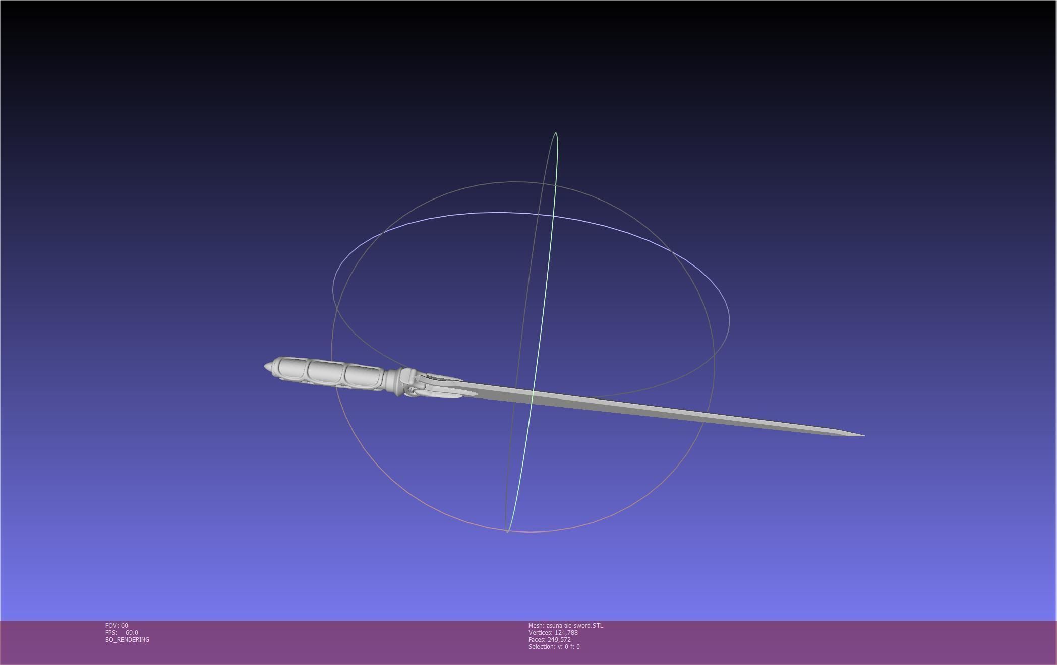 Sword Art Online Asuna ALO Sword Printable Assembly 3D print model_27