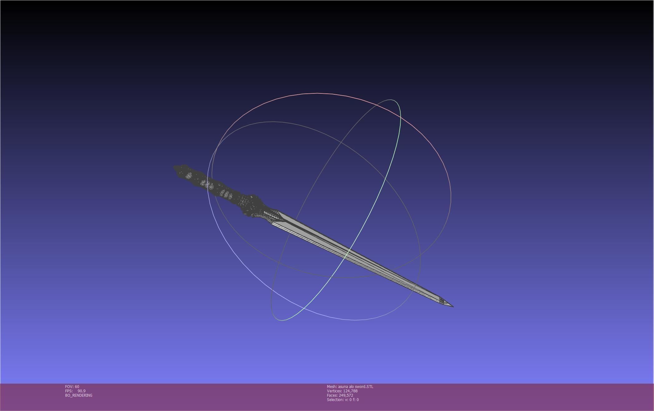 Sword Art Online Asuna ALO Sword Printable Assembly 3D print model_83