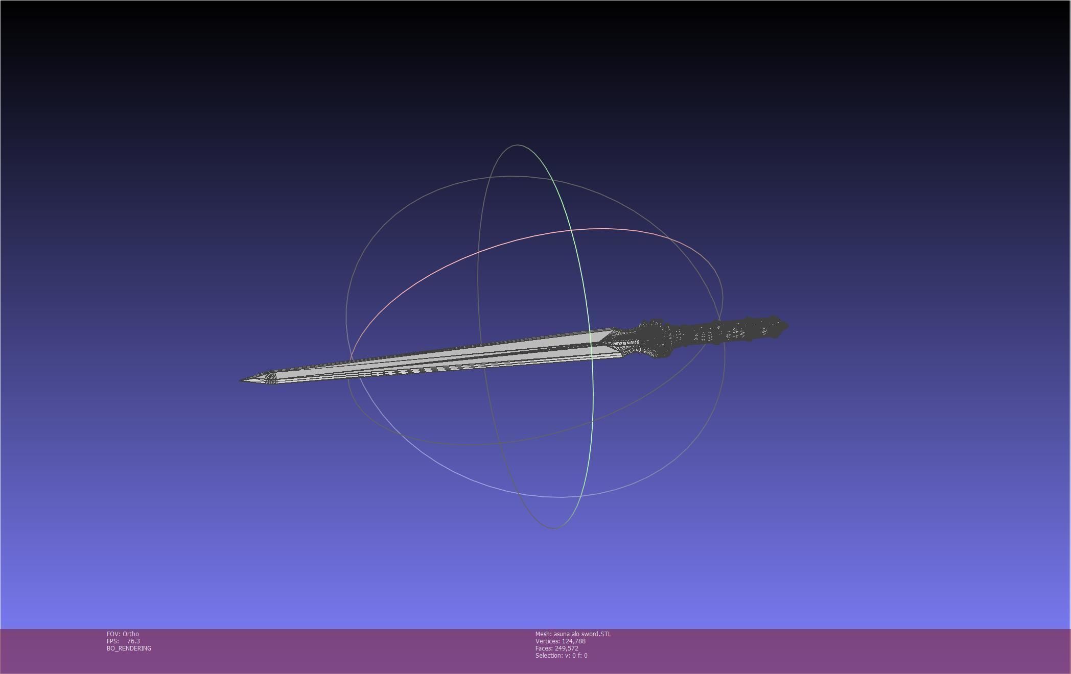 Sword Art Online Asuna ALO Sword Printable Assembly 3D print model_109