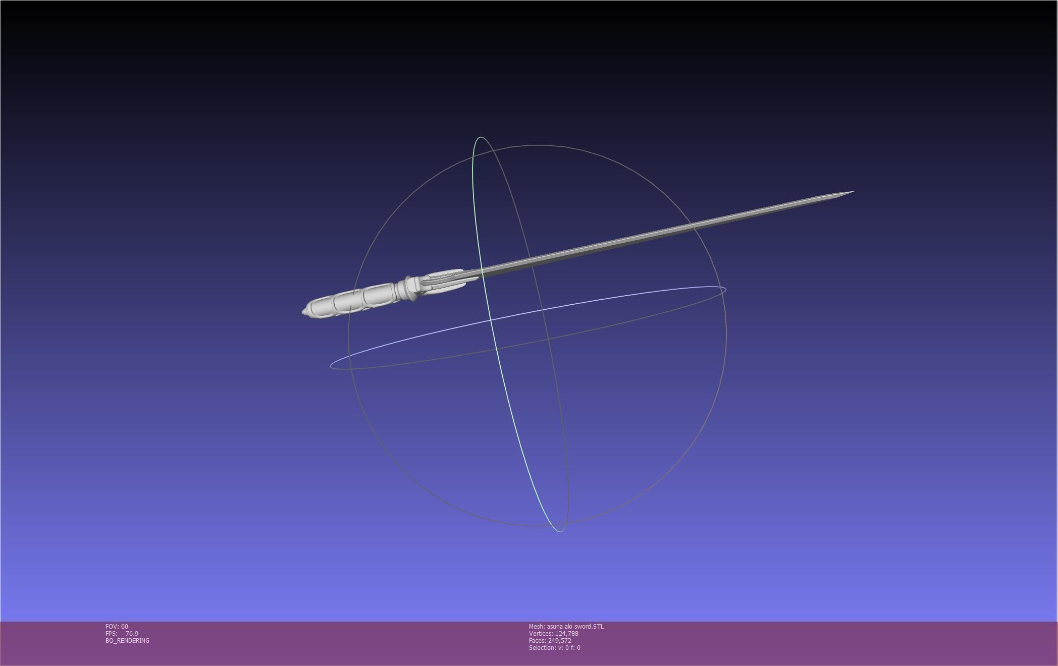 Sword Art Online Asuna ALO Sword Printable Assembly 3D print model_20