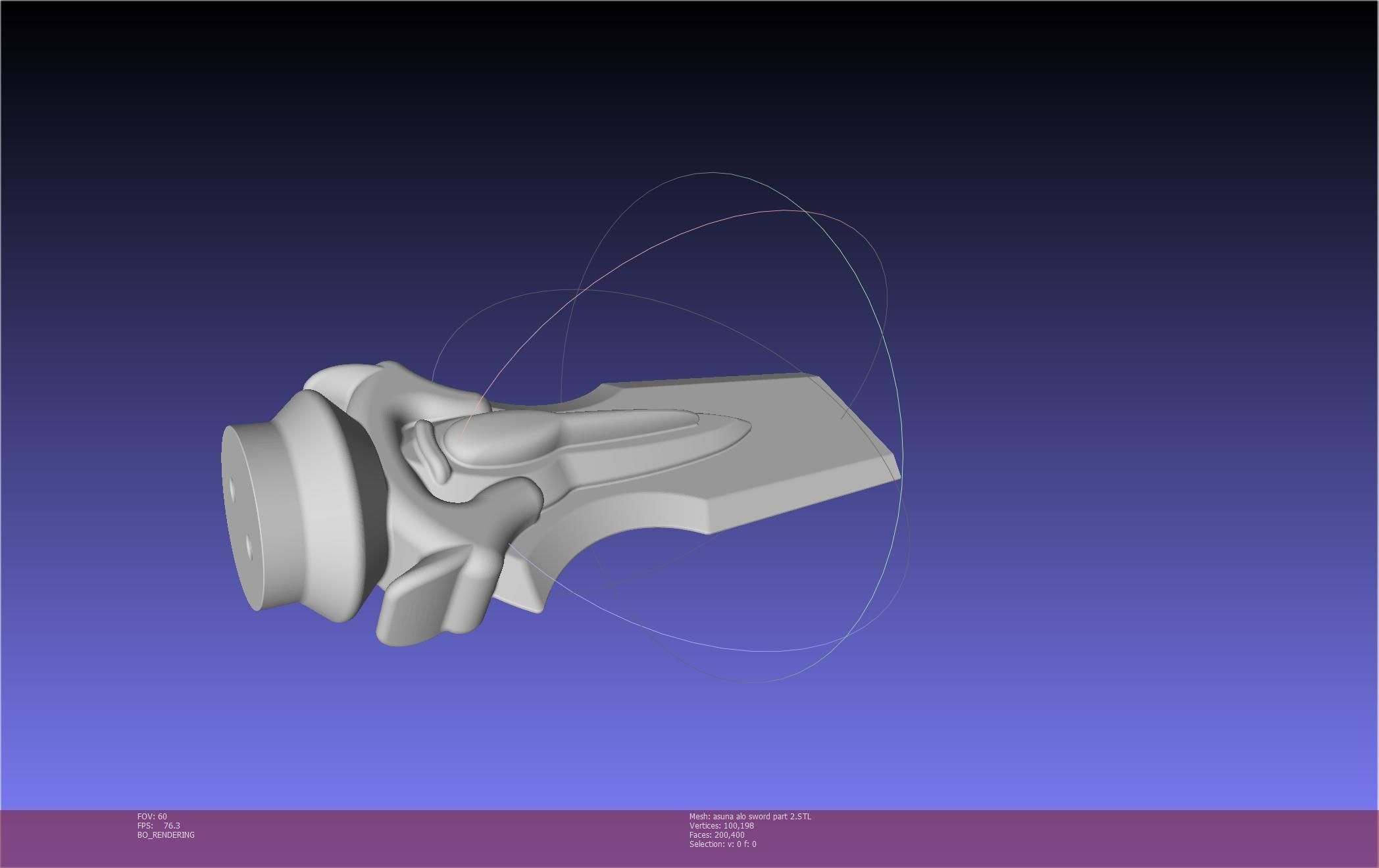 Sword Art Online Asuna ALO Sword Printable Assembly 3D print model_142