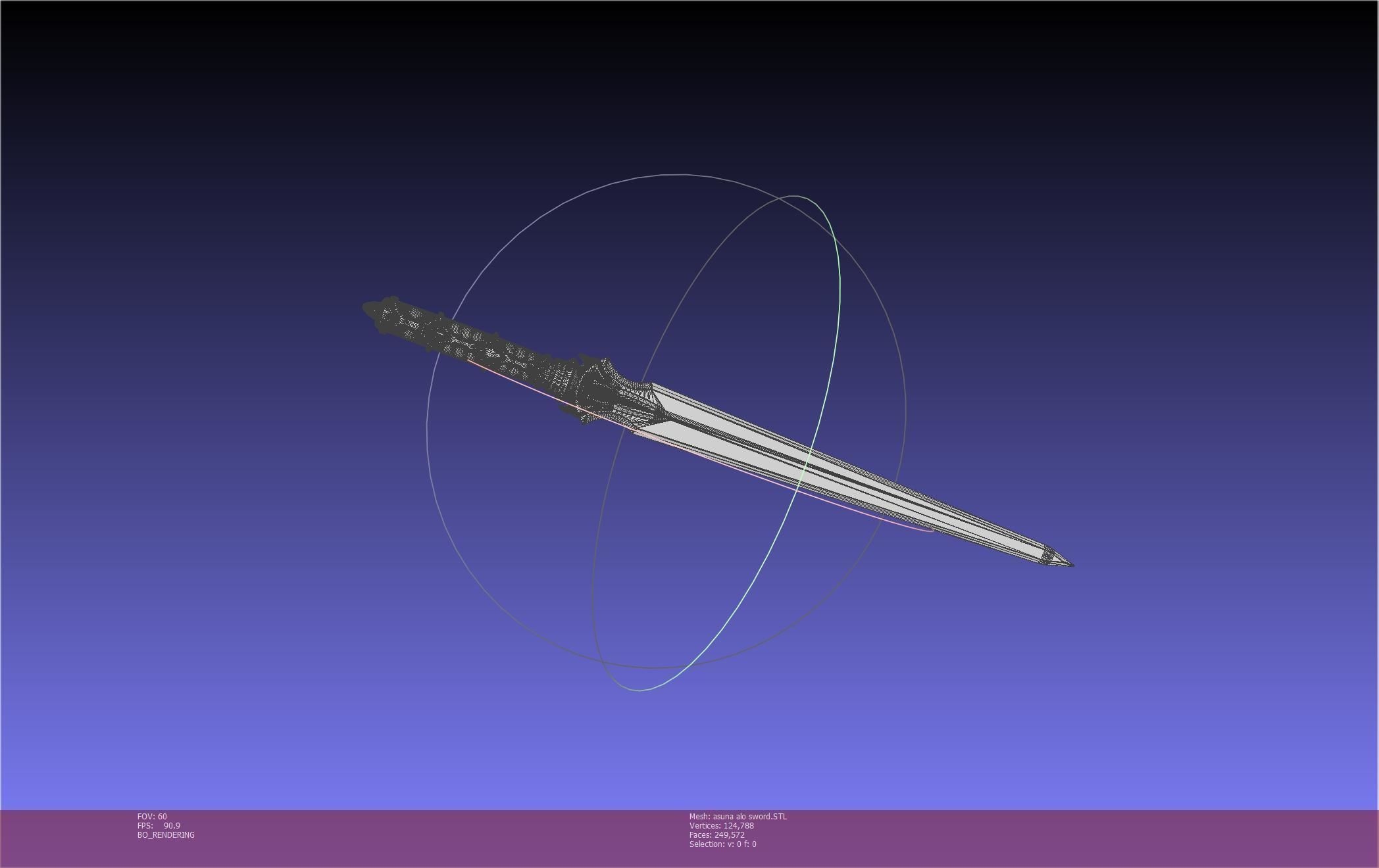 Sword Art Online Asuna ALO Sword Printable Assembly 3D print model_74