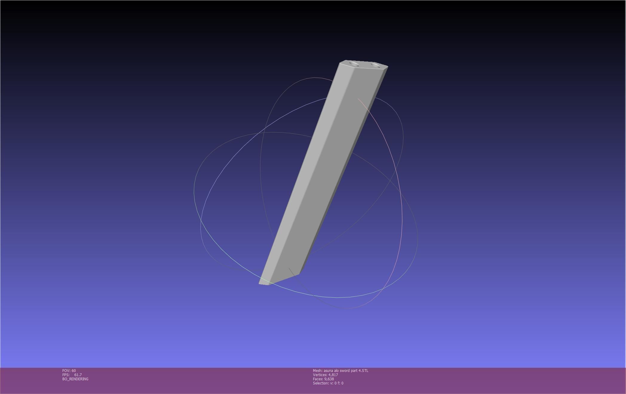 Sword Art Online Asuna ALO Sword Printable Assembly 3D print model_148