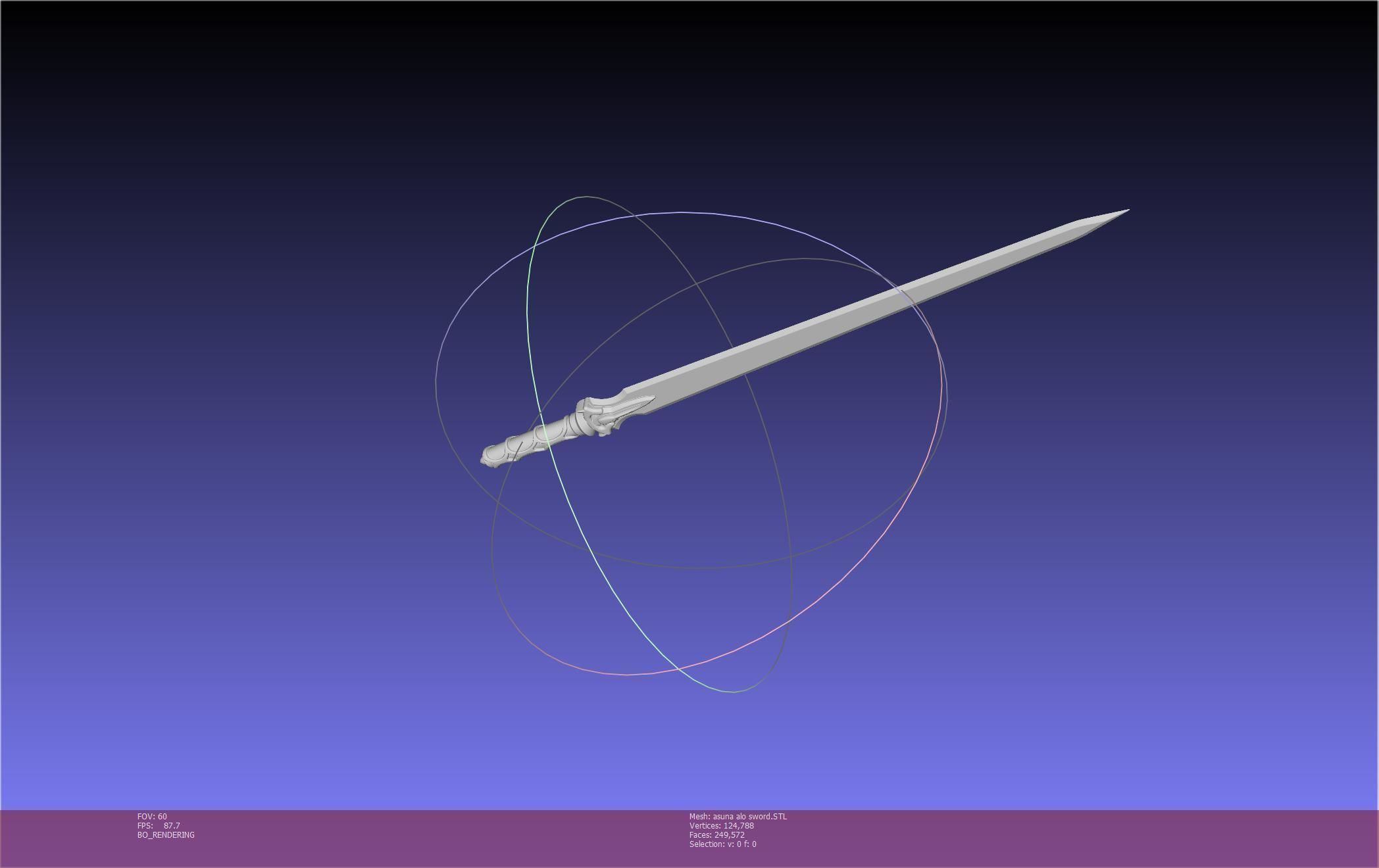 Sword Art Online Asuna ALO Sword Printable Assembly 3D print model_69