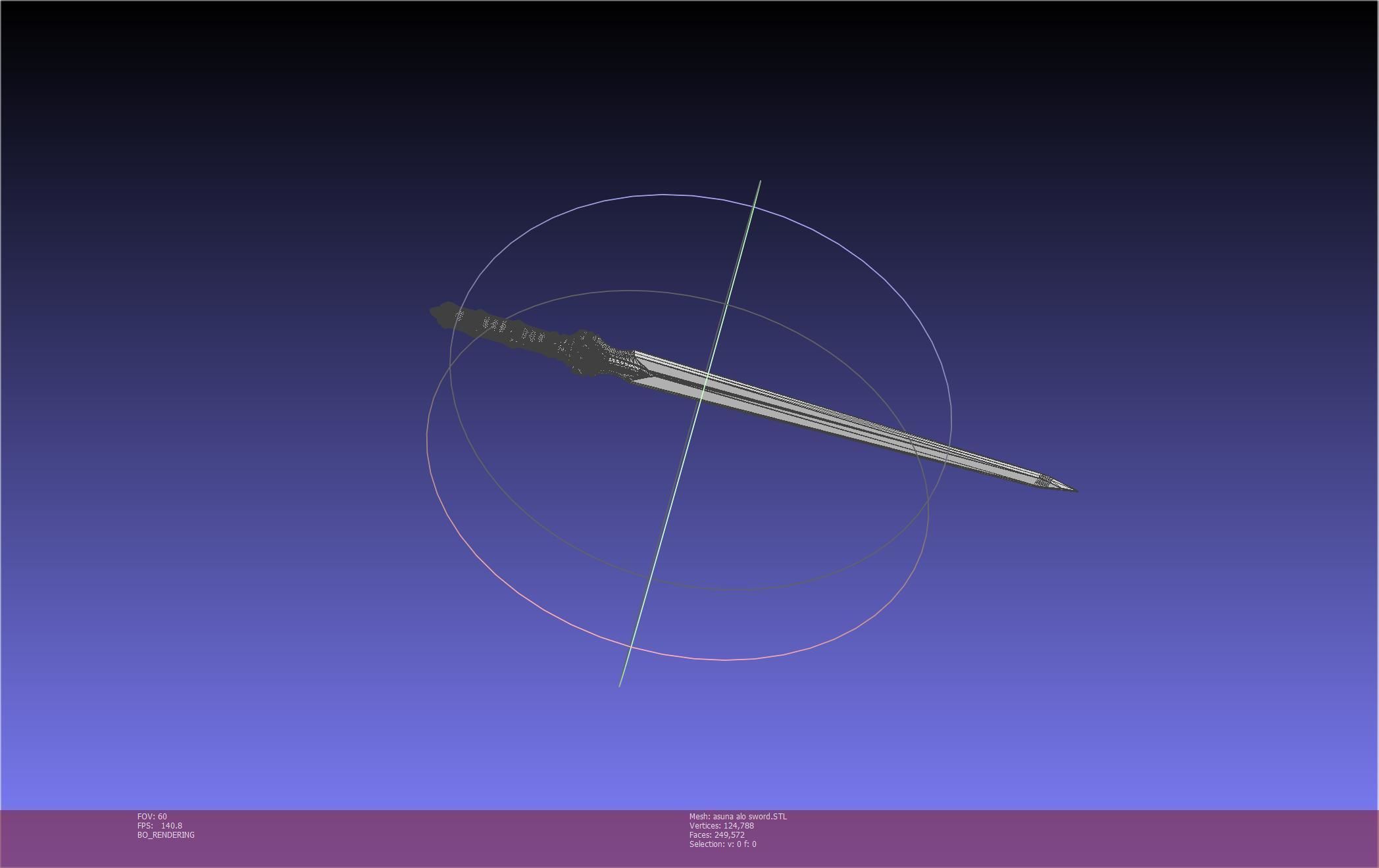 Sword Art Online Asuna ALO Sword Printable Assembly 3D print model_97