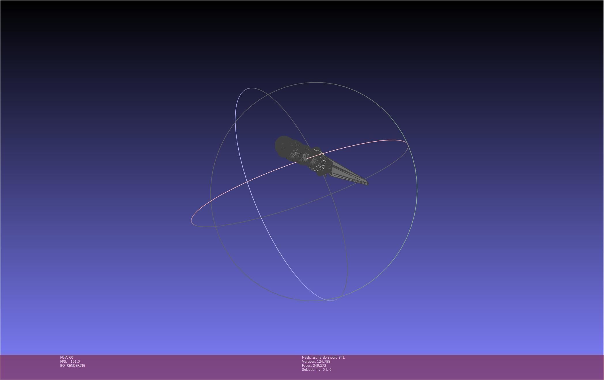 Sword Art Online Asuna ALO Sword Printable Assembly 3D print model_94