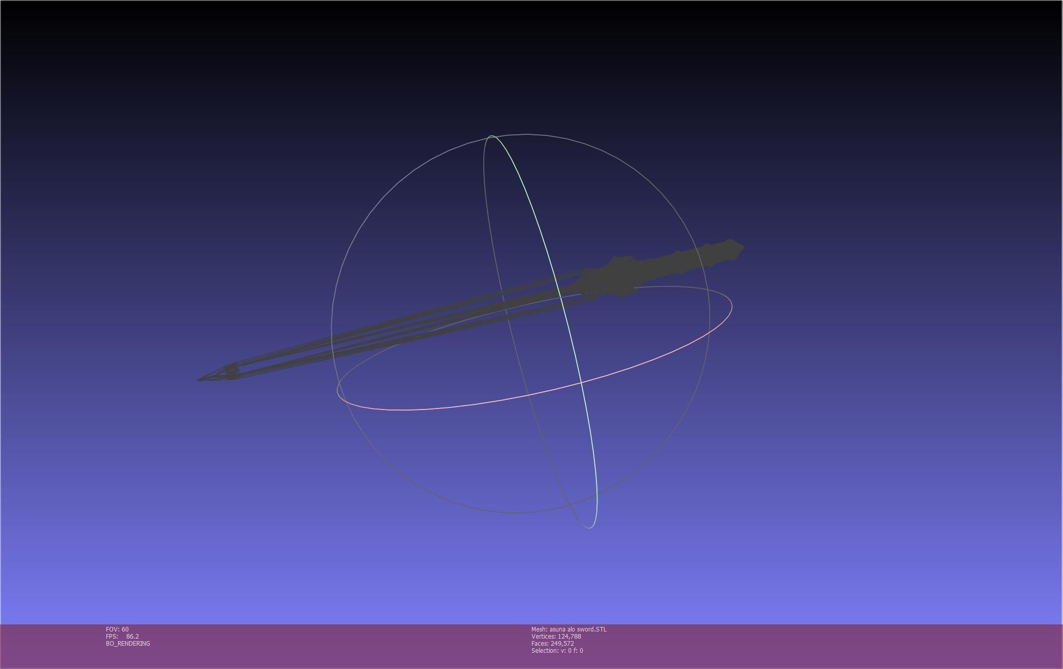 Sword Art Online Asuna ALO Sword Printable Assembly 3D print model_103